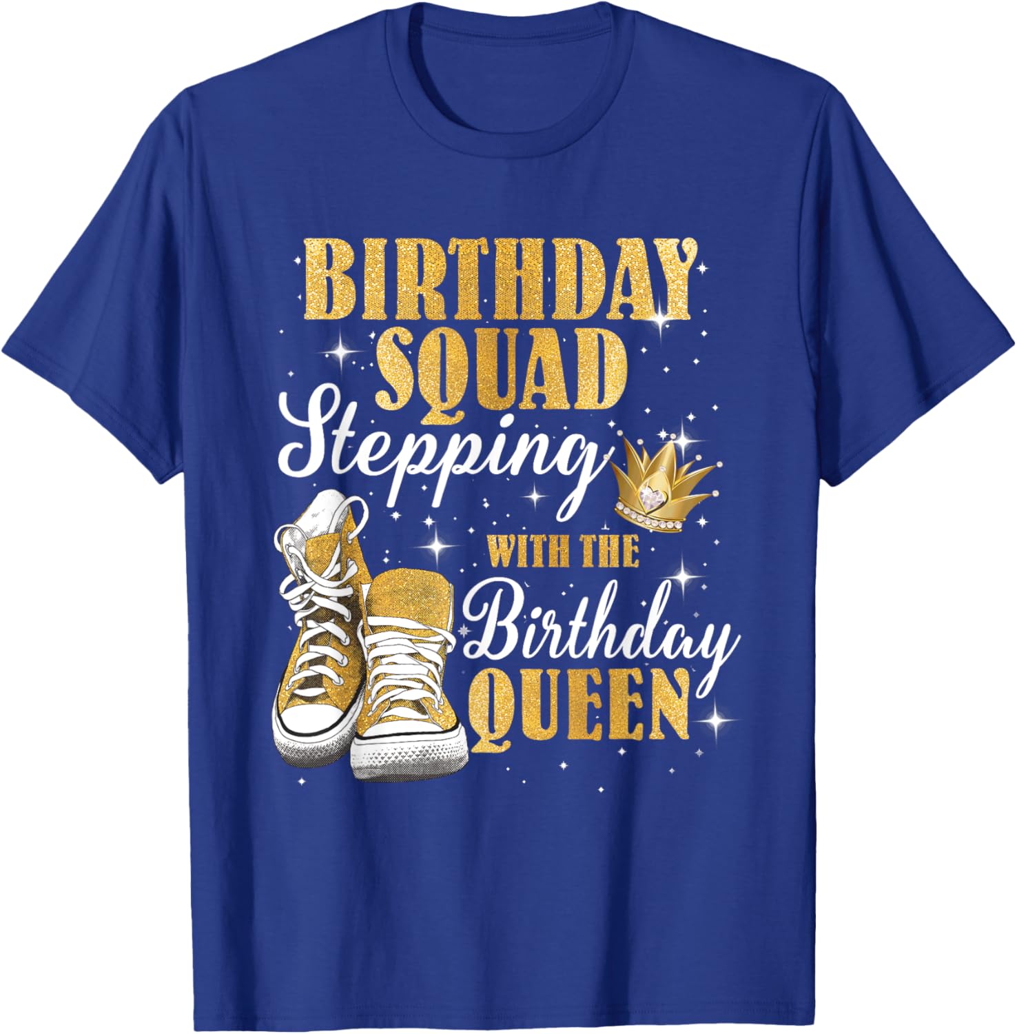 Birthday Queen T-Shirt with Diamond Crown for Celebrating in Style - 1
