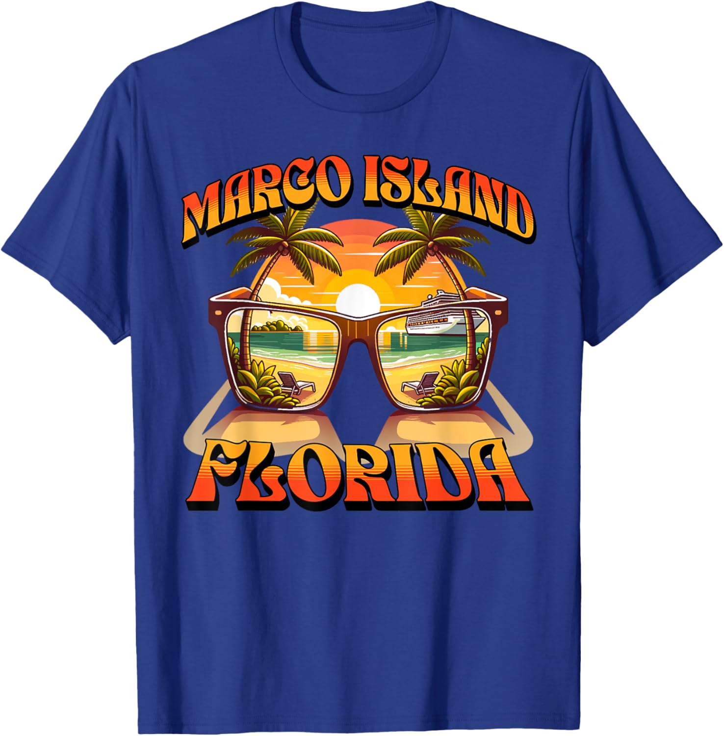 Marco Island T-Shirt for Casual Wear - Unique Island Style Apparel - 7