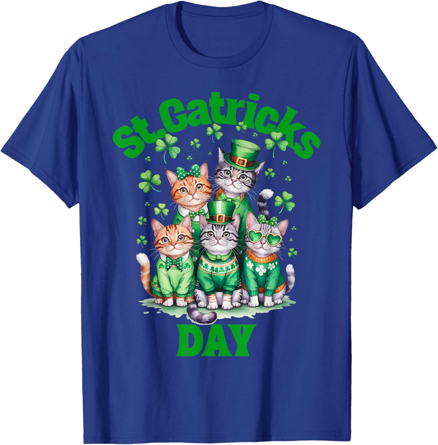 St Patricks Day Cats T-Shirt for Fun Saint Pattys Celebrations - 18