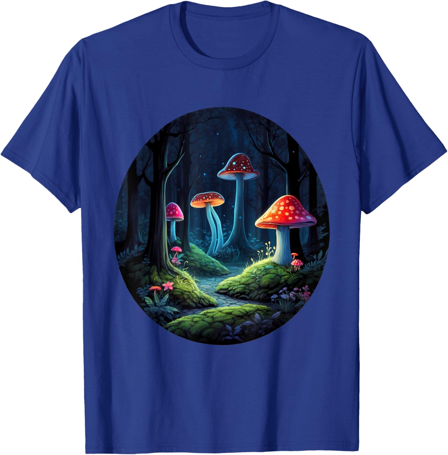 Magical Forest Mushrooms Kids T-Shirt | Whimsical Enchanting Design - 29