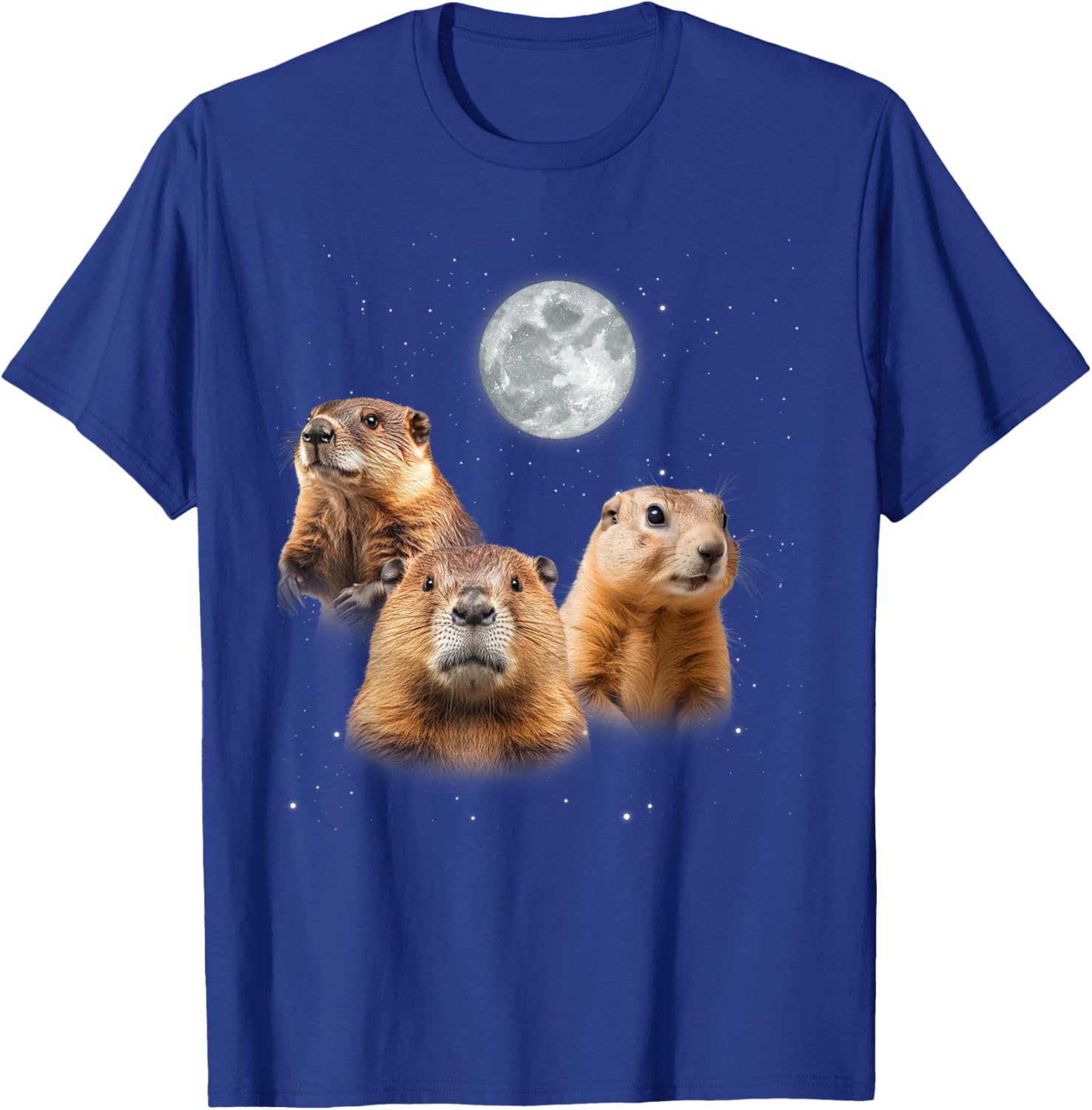 Funny Groundhog Day T-Shirt with Three Groundhog Faces for Fun Celebrations - 7