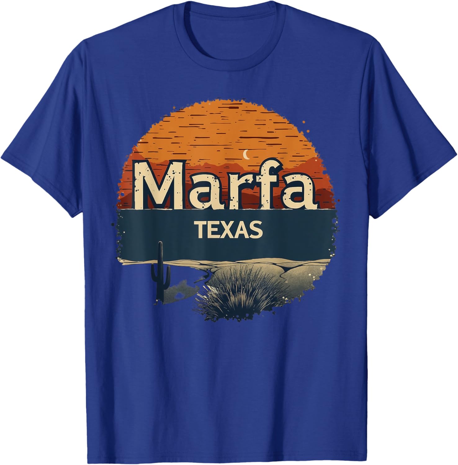 Marfa Texas Desert Sunset Graphic Tee - Stylish Casual Wear for All - 5