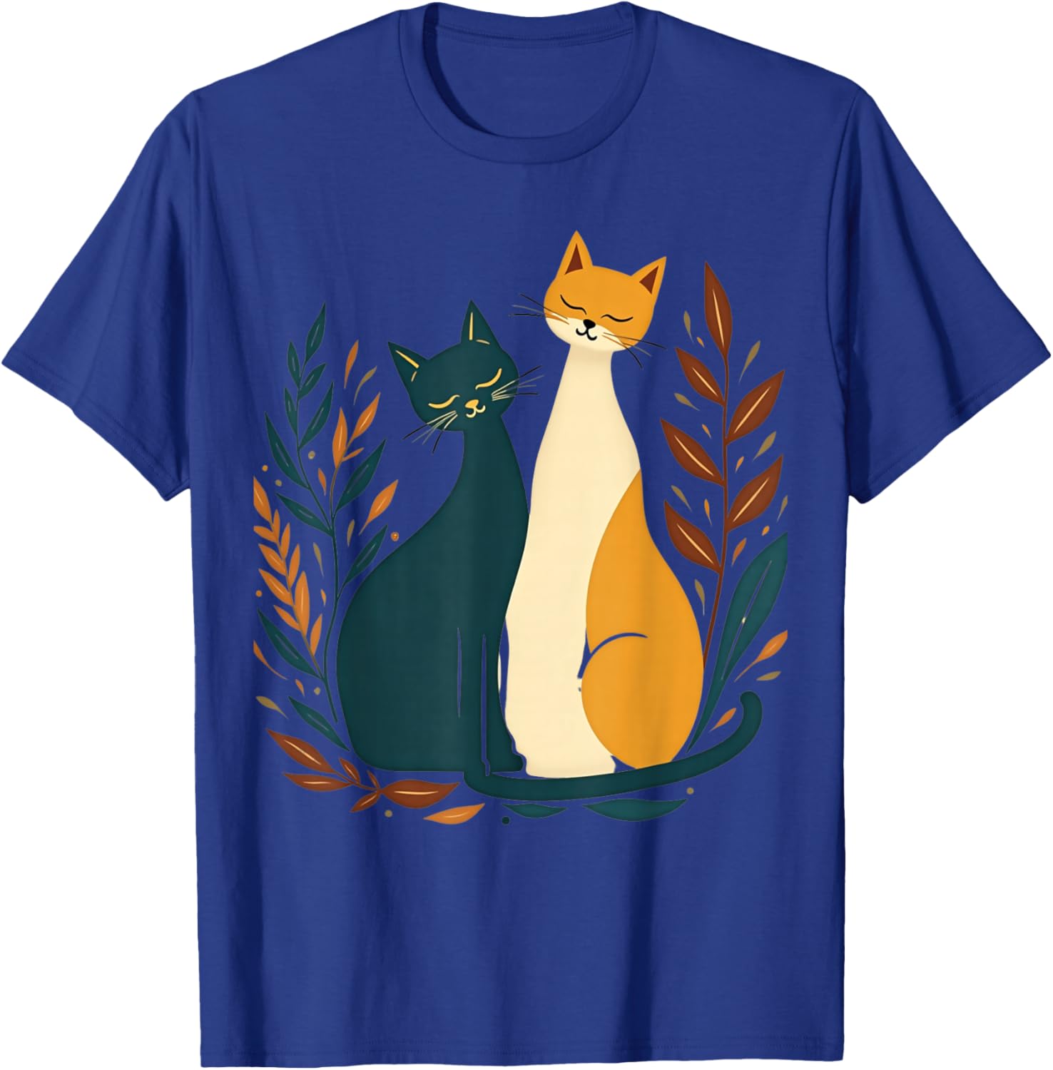 Vintage Mid-Century Modern Cat T-Shirt 50s 60s Retro Style Apparel - 5