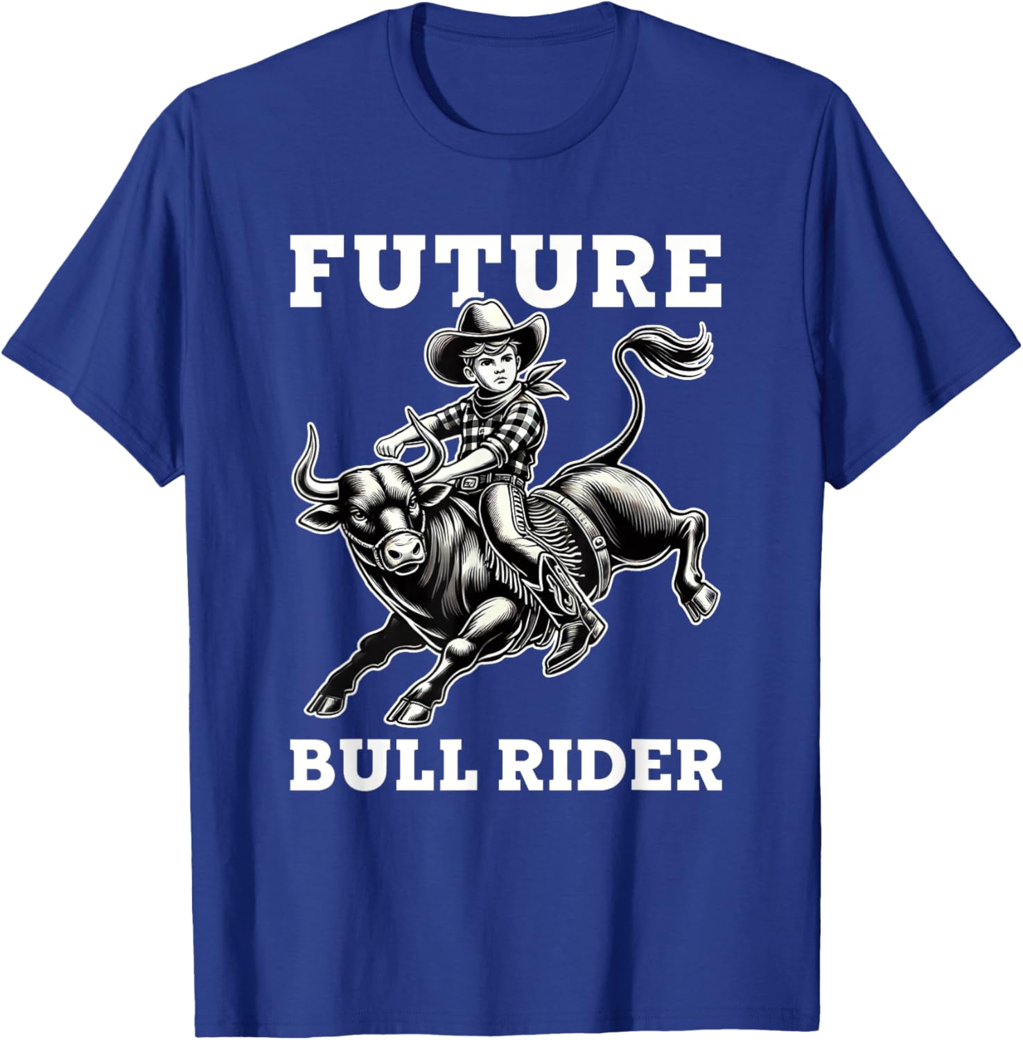 Future Bull Rider Boys Rodeo T-Shirt for Kids, Fun and Stylish Apparel - 3