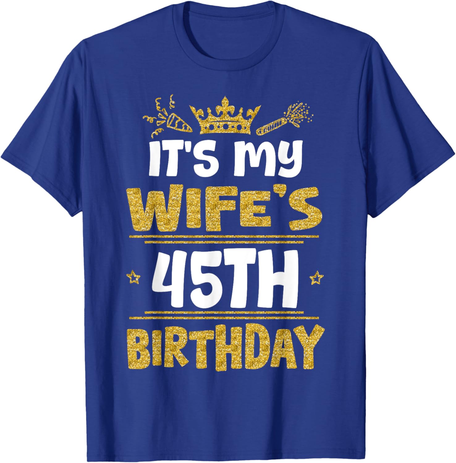 Happy Wife's 45th Birthday T-Shirt Vintage 1980 Gift for Her - 7
