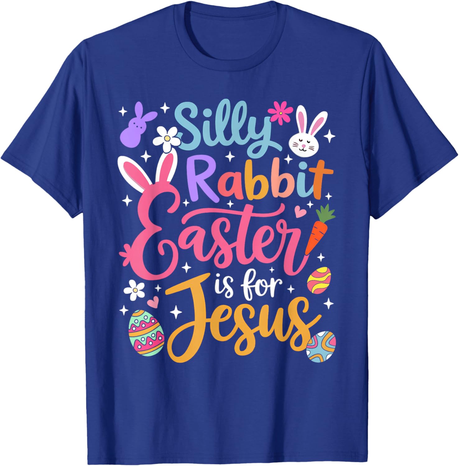Silly Rabbit Easter Is For Jesus Christian T-Shirt for Faithful Celebrations - 17