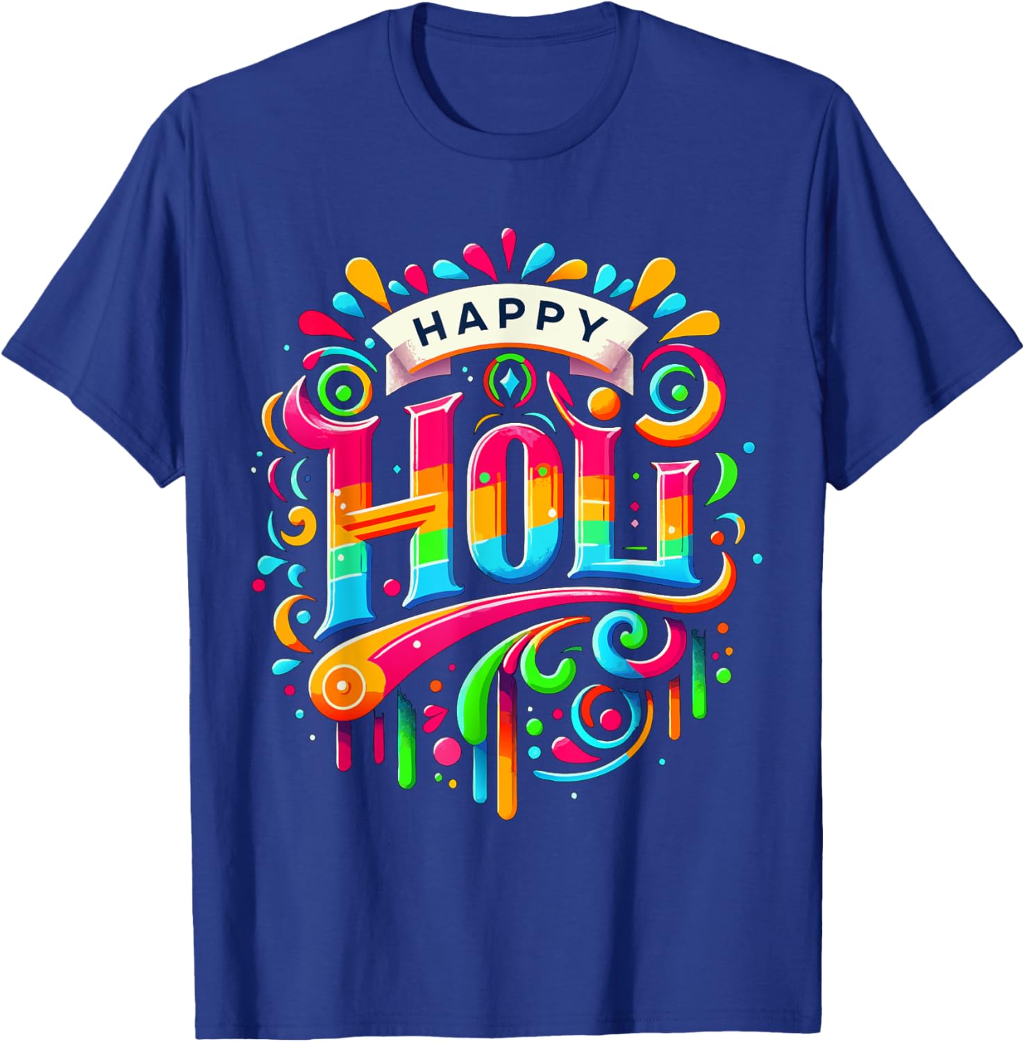 Happy Holi Festival T-Shirt for Women, Kids, and Men - Family Apparel - 6
