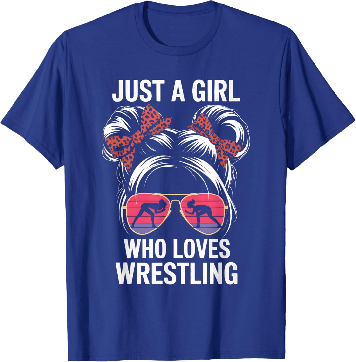 Just a Girl Who Loves Wrestling T-Shirt for Girls - Perfect Gift for Fans - 2