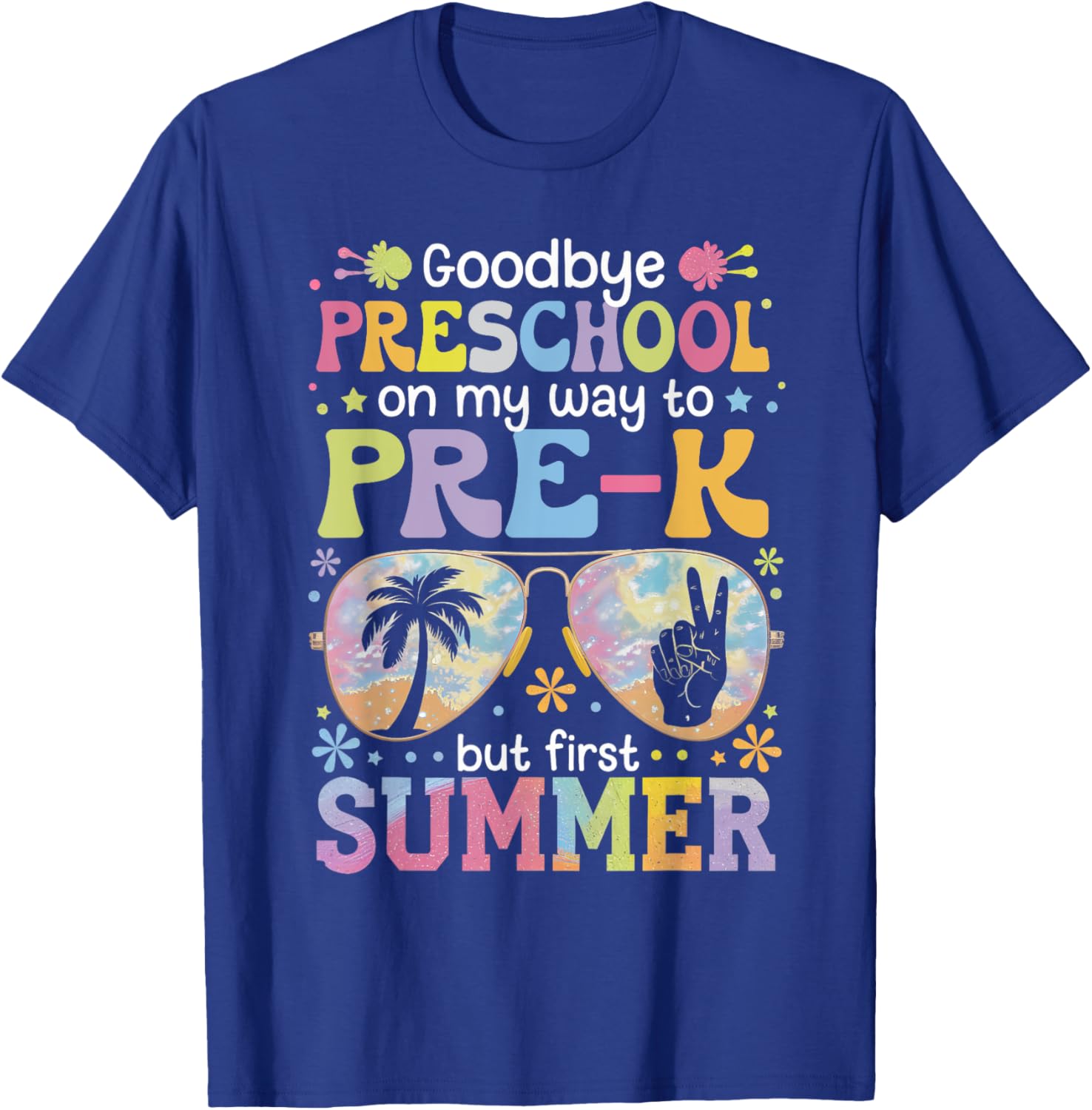Goodbye Preschool Pre-K Last Day of School Fun T-Shirt for Kids - 13