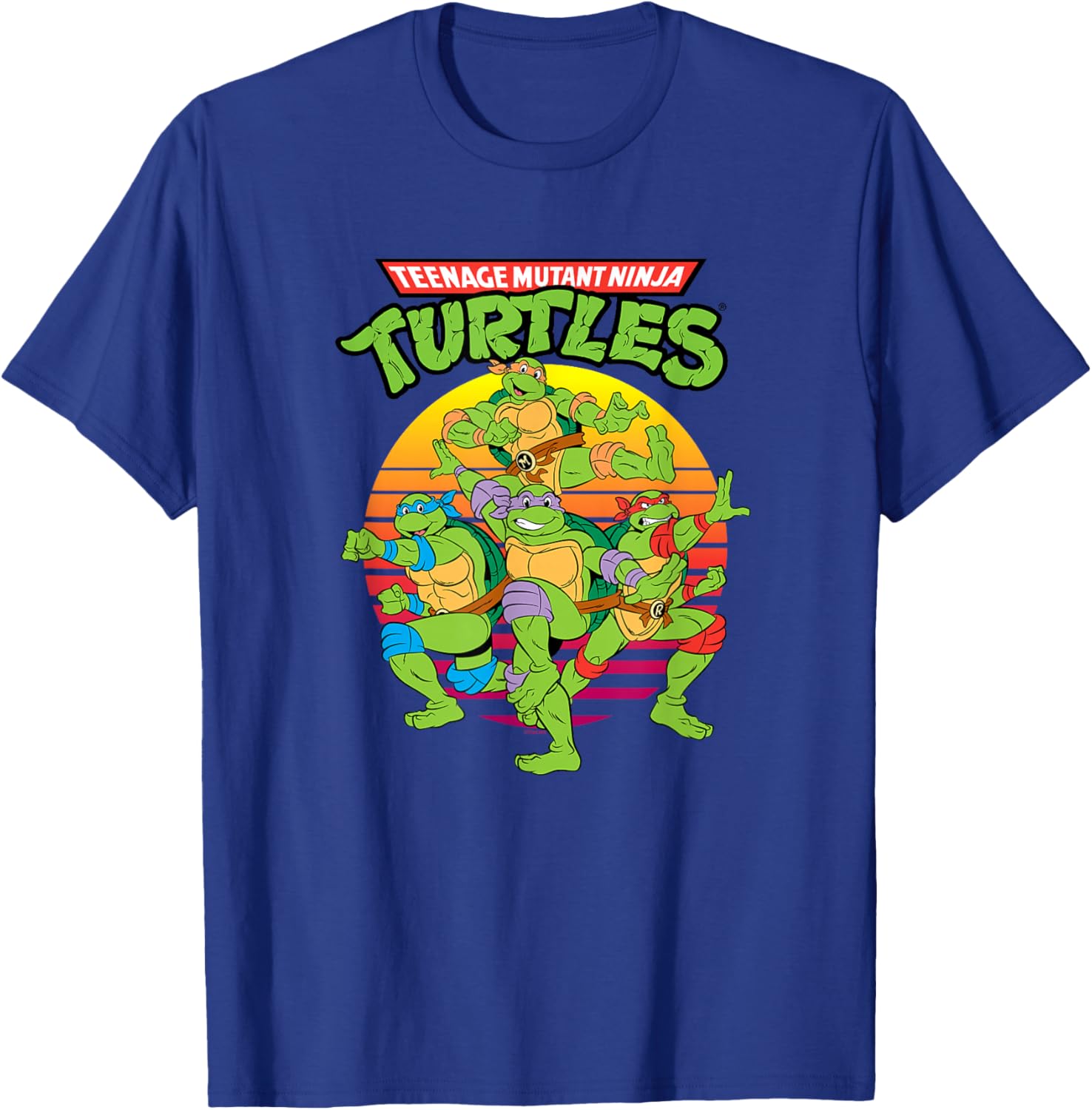Teenage Mutant Ninja Turtles Group T-Shirt for Kids and Teens - 11