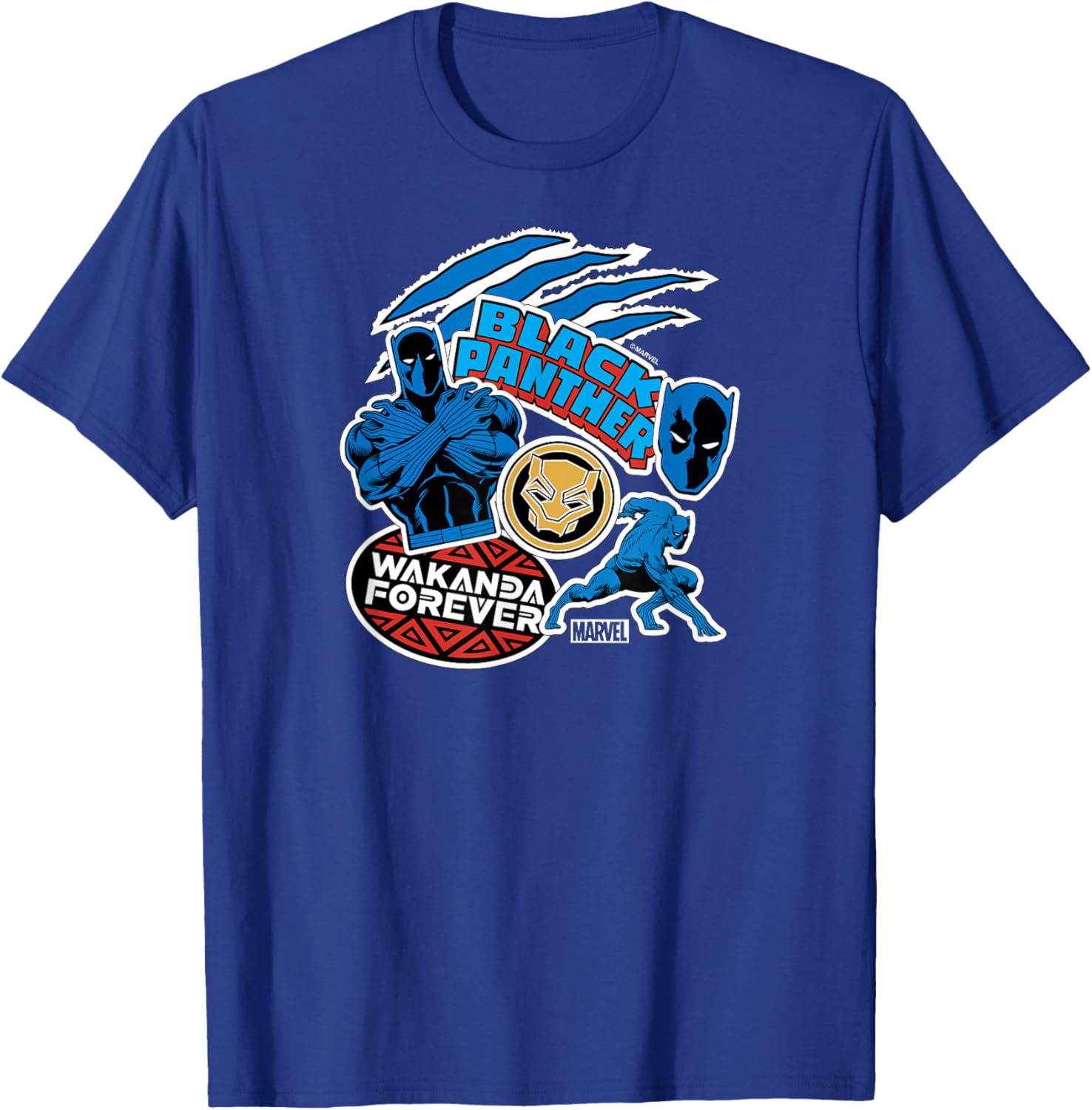 Black Panther Stickers T-Shirt for Fans - Stylish Graphic Tee - 3