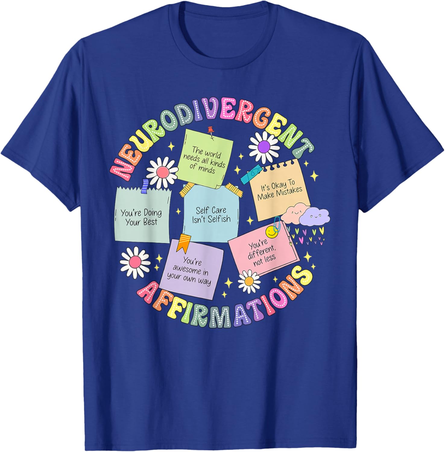 Neurodivergent Affirmations T-Shirt for Autism Awareness and Love - 6