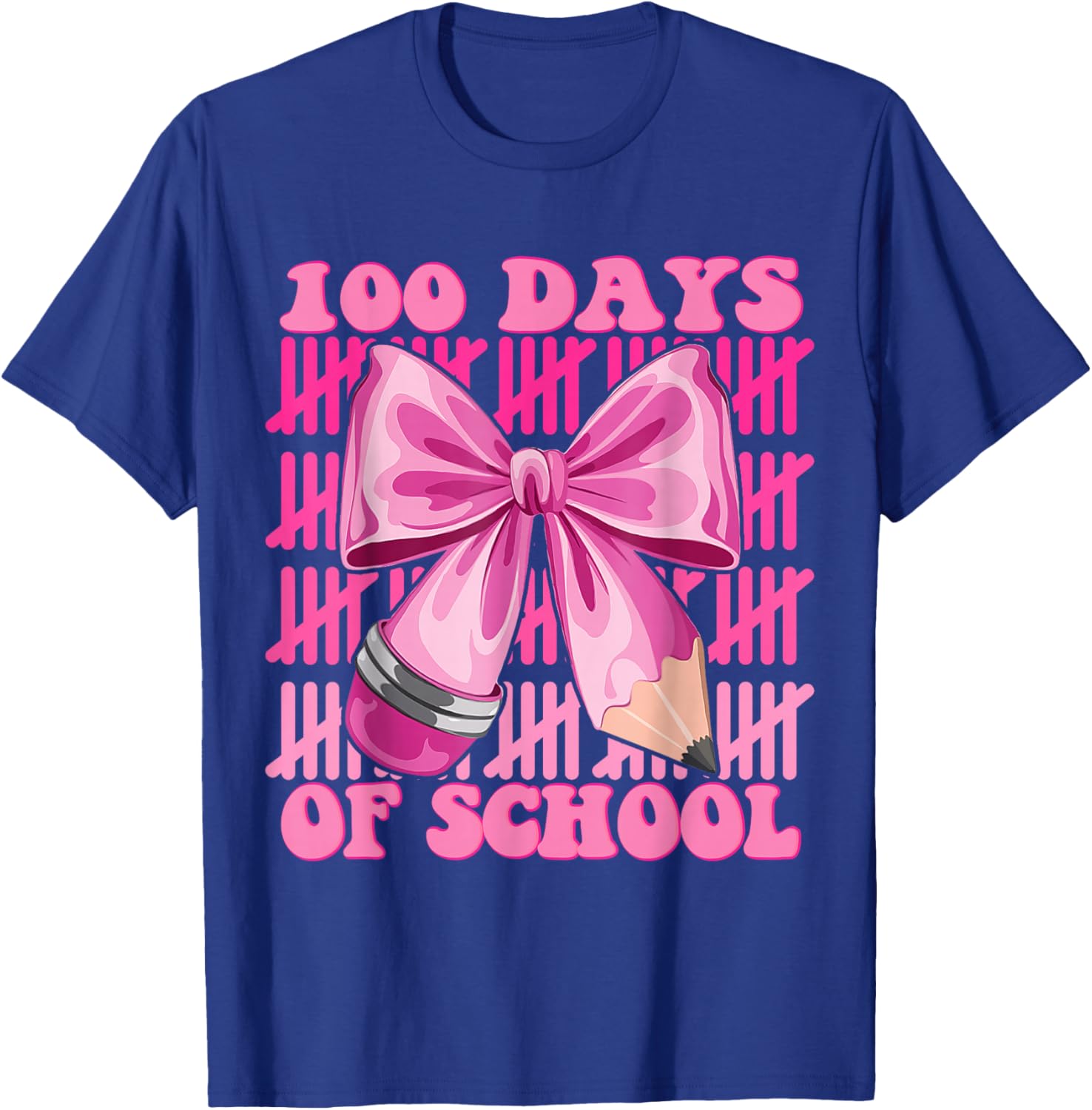 100 Days of School Girls Coquette Bow T-Shirt for Celebrating Milestones - 22