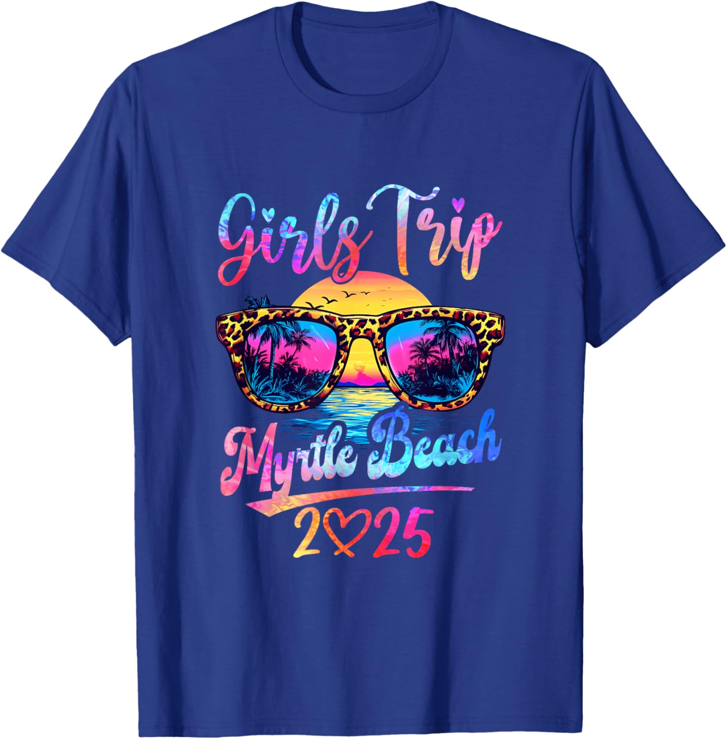 Girls Trip Myrtle Beach 2025 Matching Women's Summer Vacation T-Shirt - 3