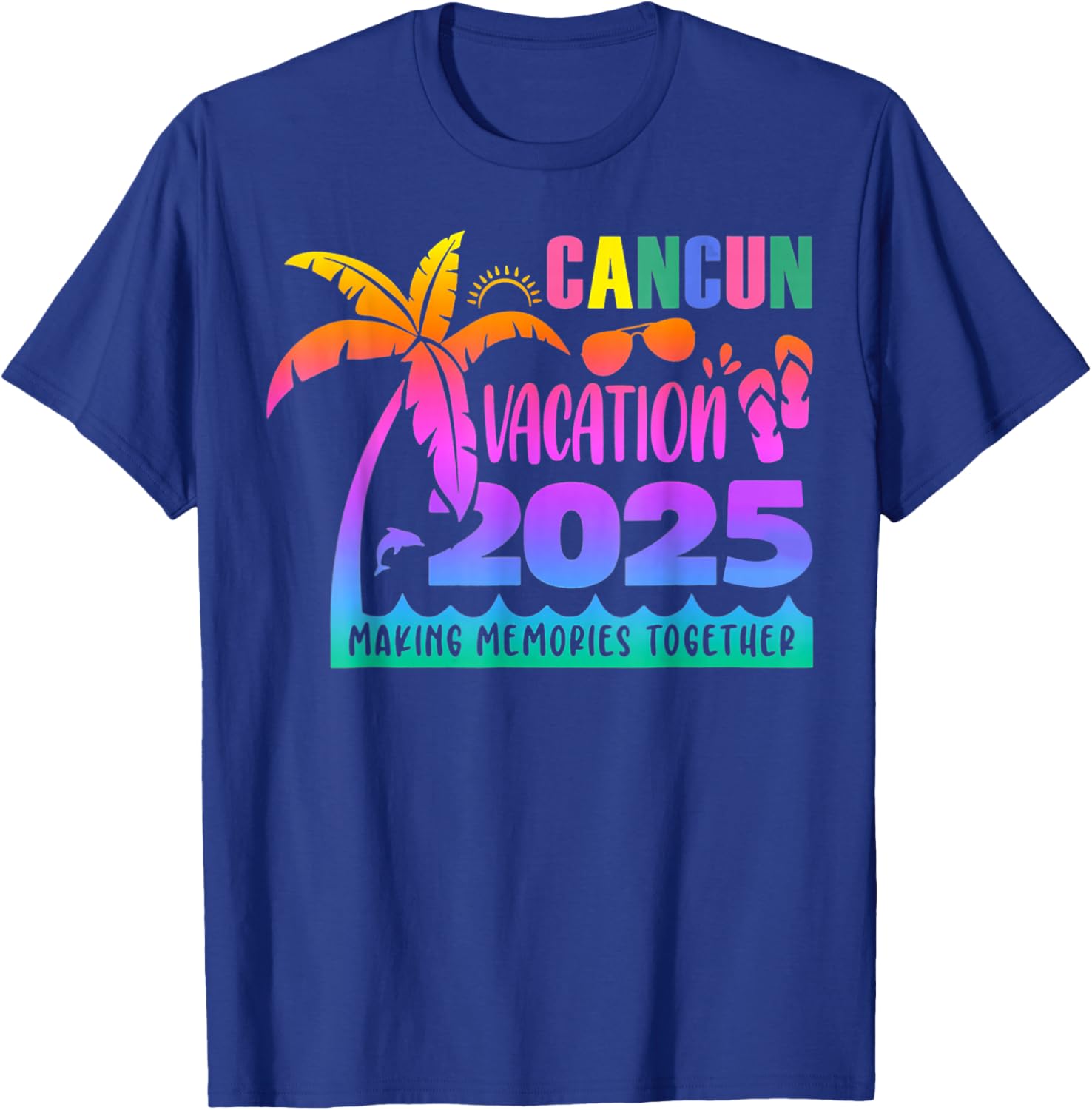 Cancun Vacation 2025 Summer Memories T-Shirt for Family Fun - 10