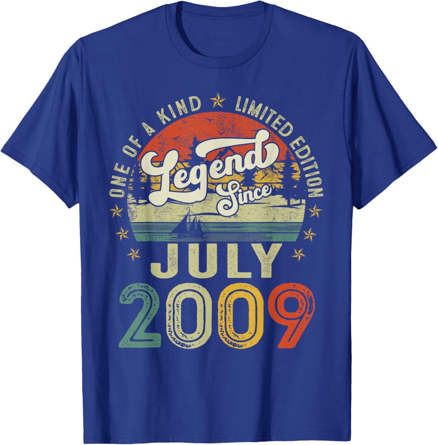 Legend Since July 2009 Retro 16th Birthday T-Shirt for Boys and Girls - 1