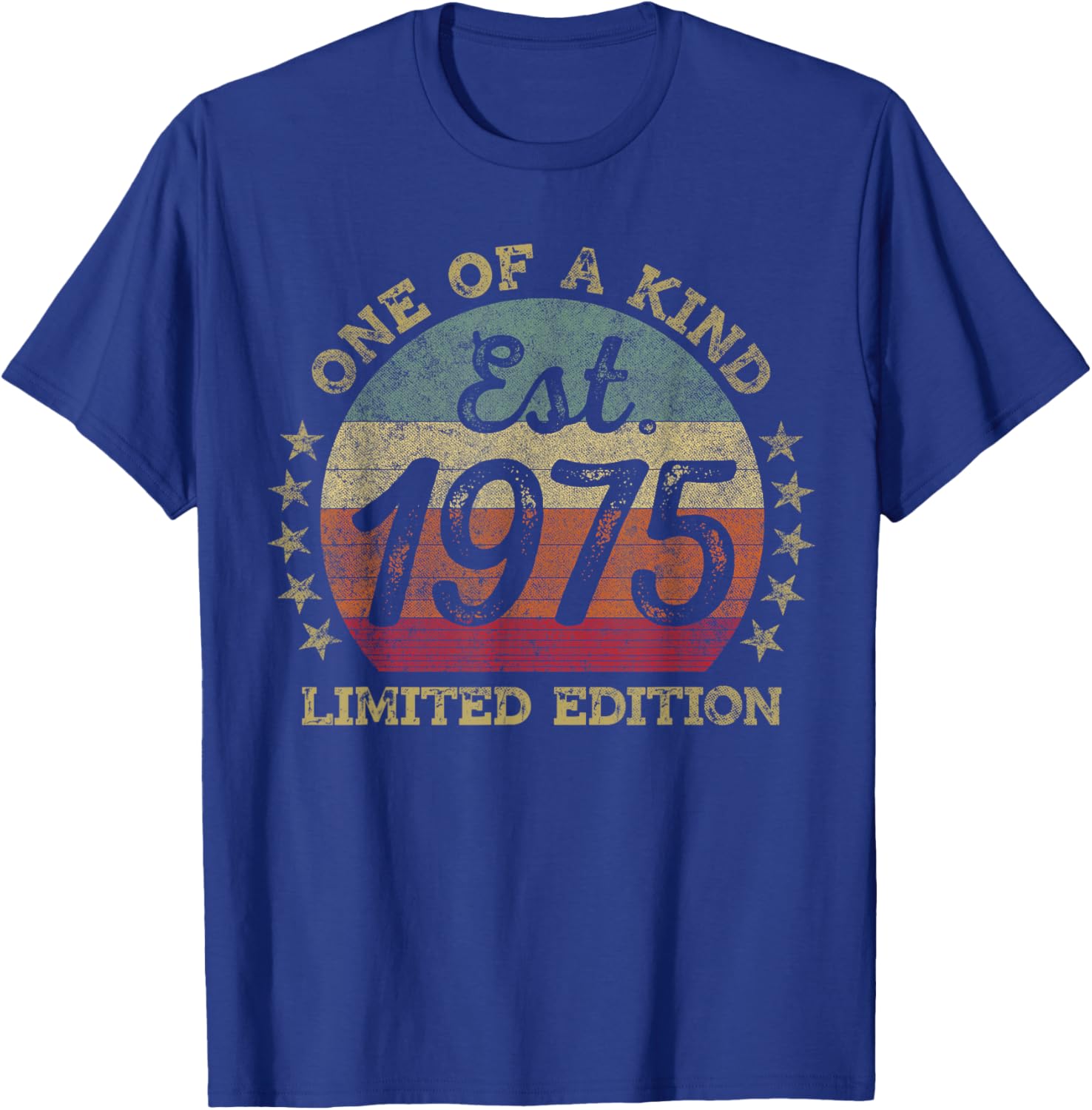 50th Birthday Limited Edition T-Shirt Est. 1975 for Celebrating Milestones - 7
