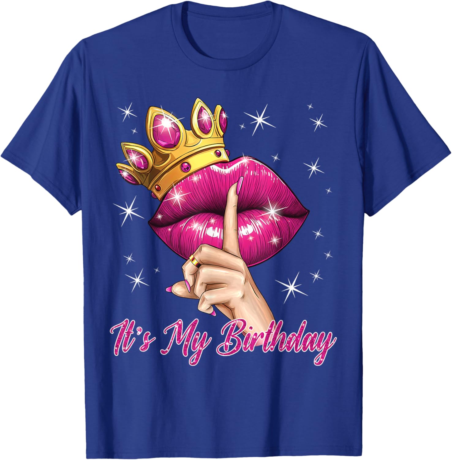 Queen Princess Birthday T-Shirt for Women Cute B-Day Party Gift - 15