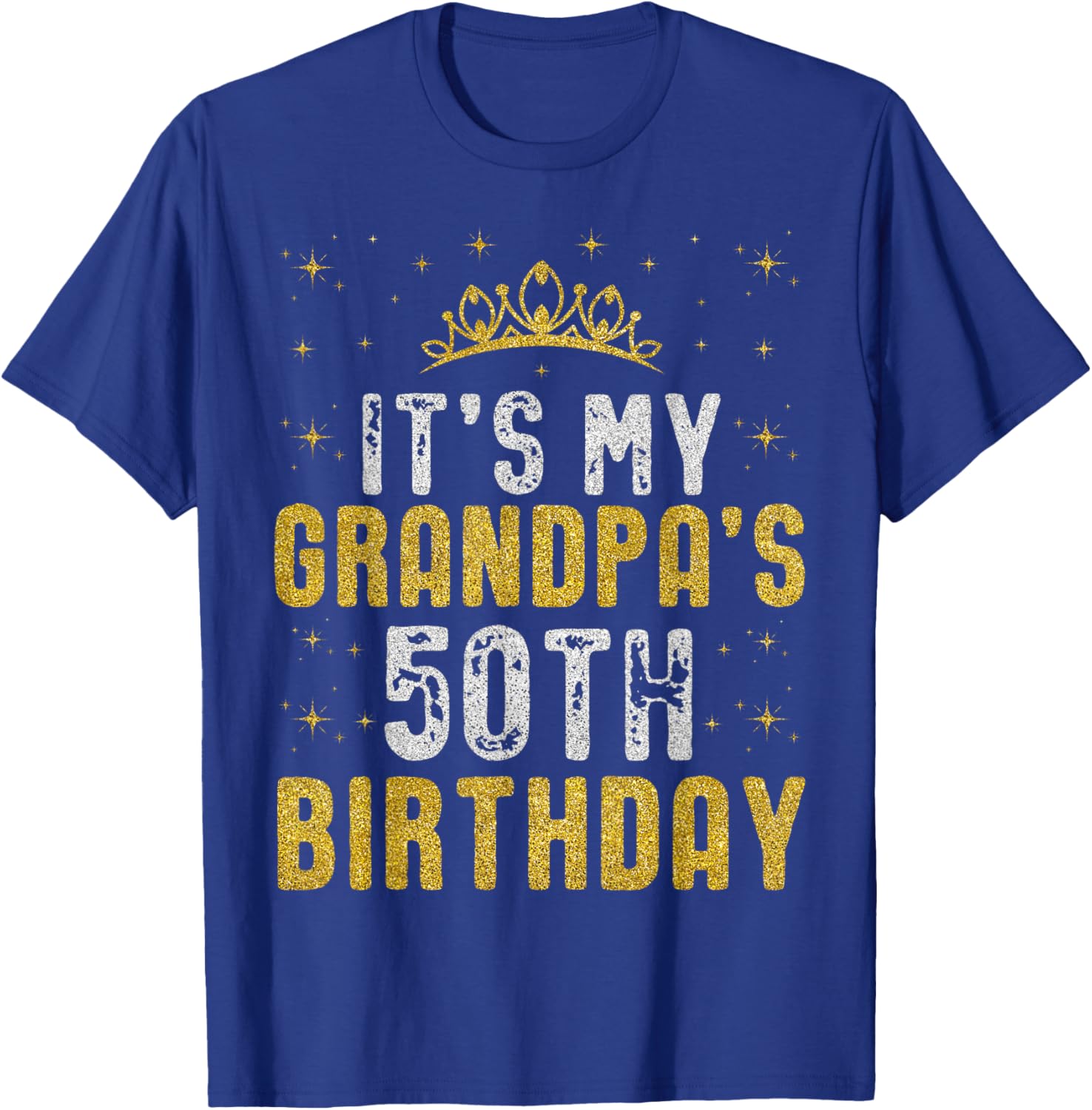 Happy Grandpa's 50th Birthday T-Shirt Retro Style 1975 Gift Idea - 3