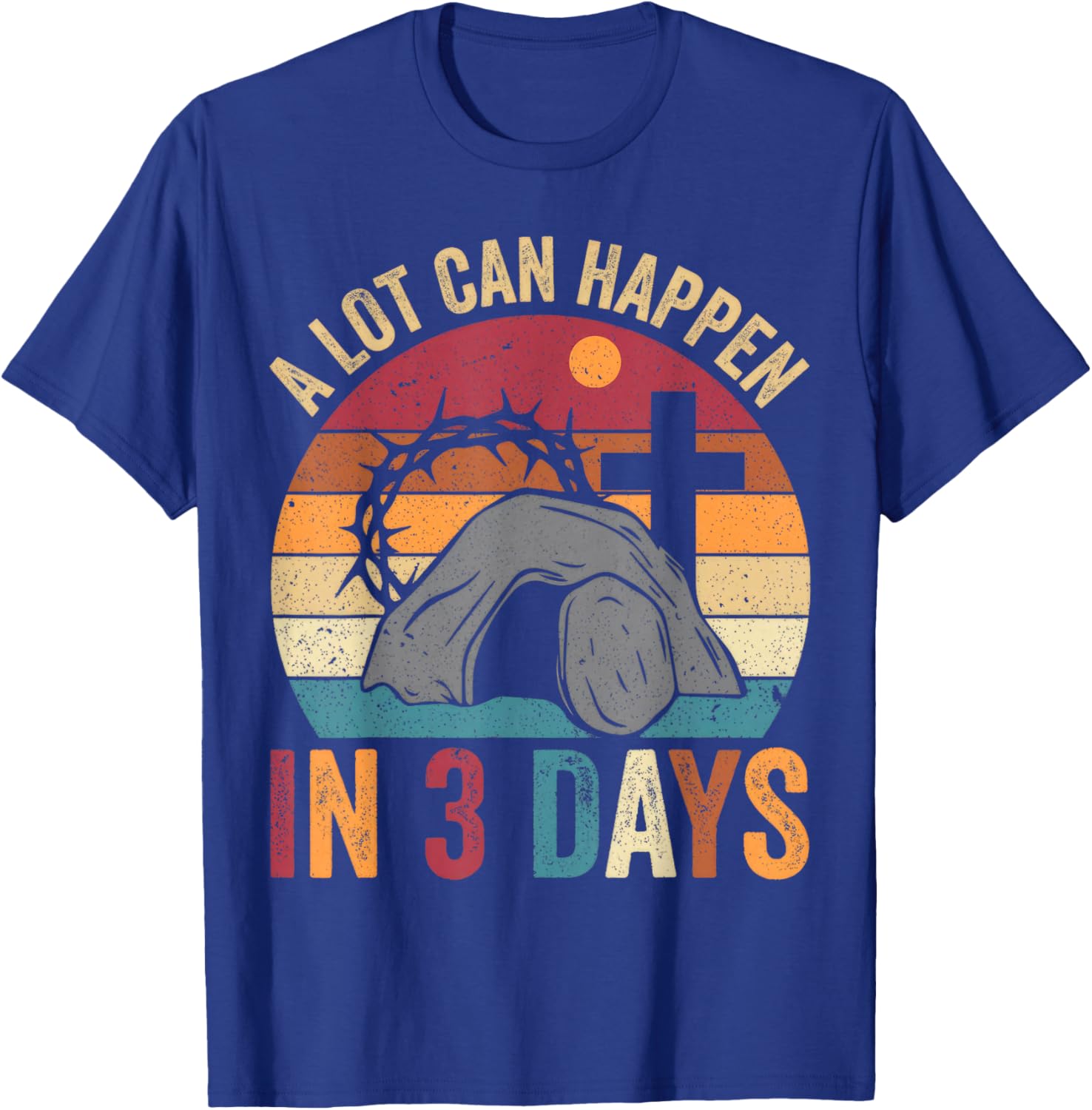 Retro Easter Christian T-Shirt Perfect for Celebrating Faith in Style - 7