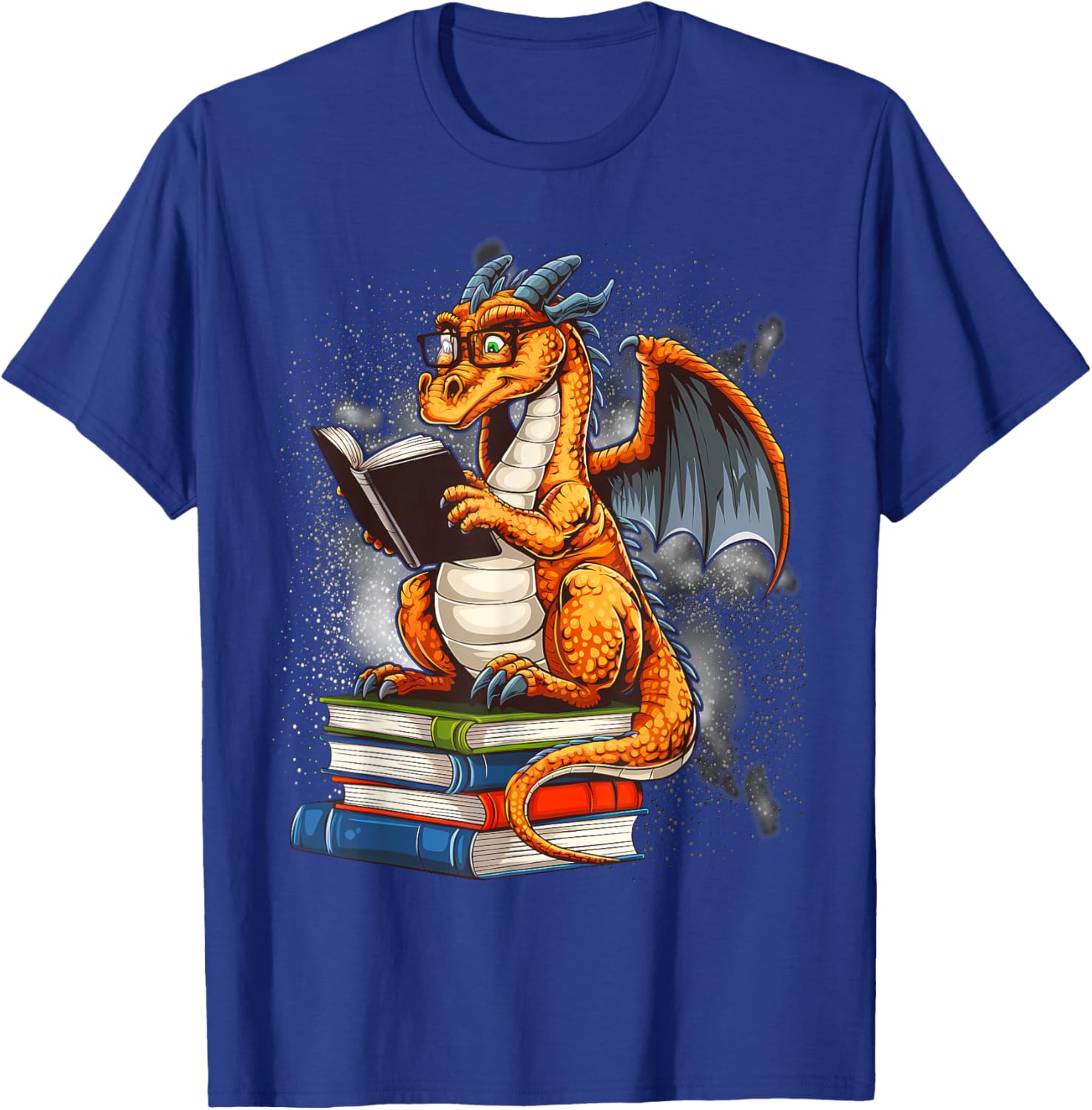 Book Dragon Reading T-Shirt for Book Lovers - Cozy Literary Apparel - 6