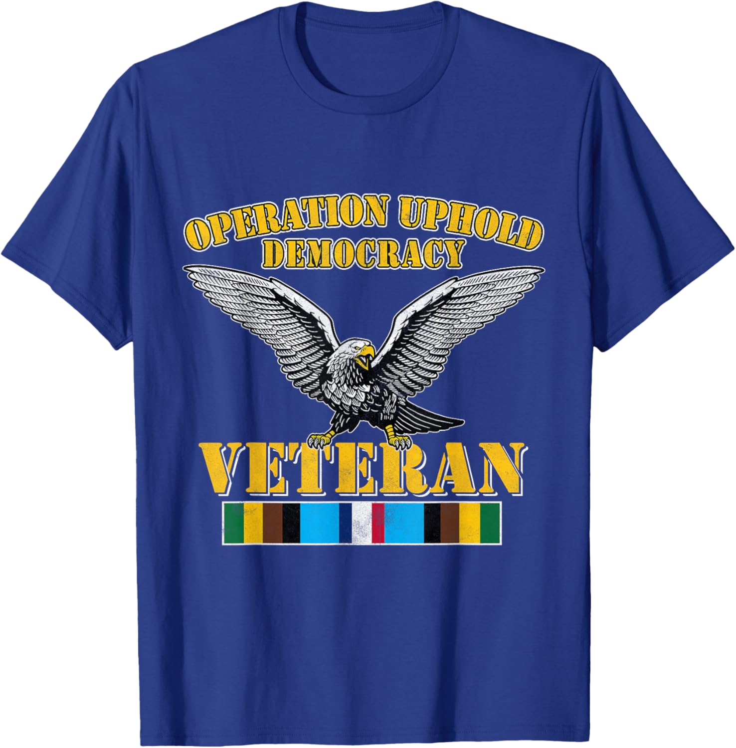 Veteran Operation Uphold Democracy Ribbon Haiti Vintage T-Shirt - 20
