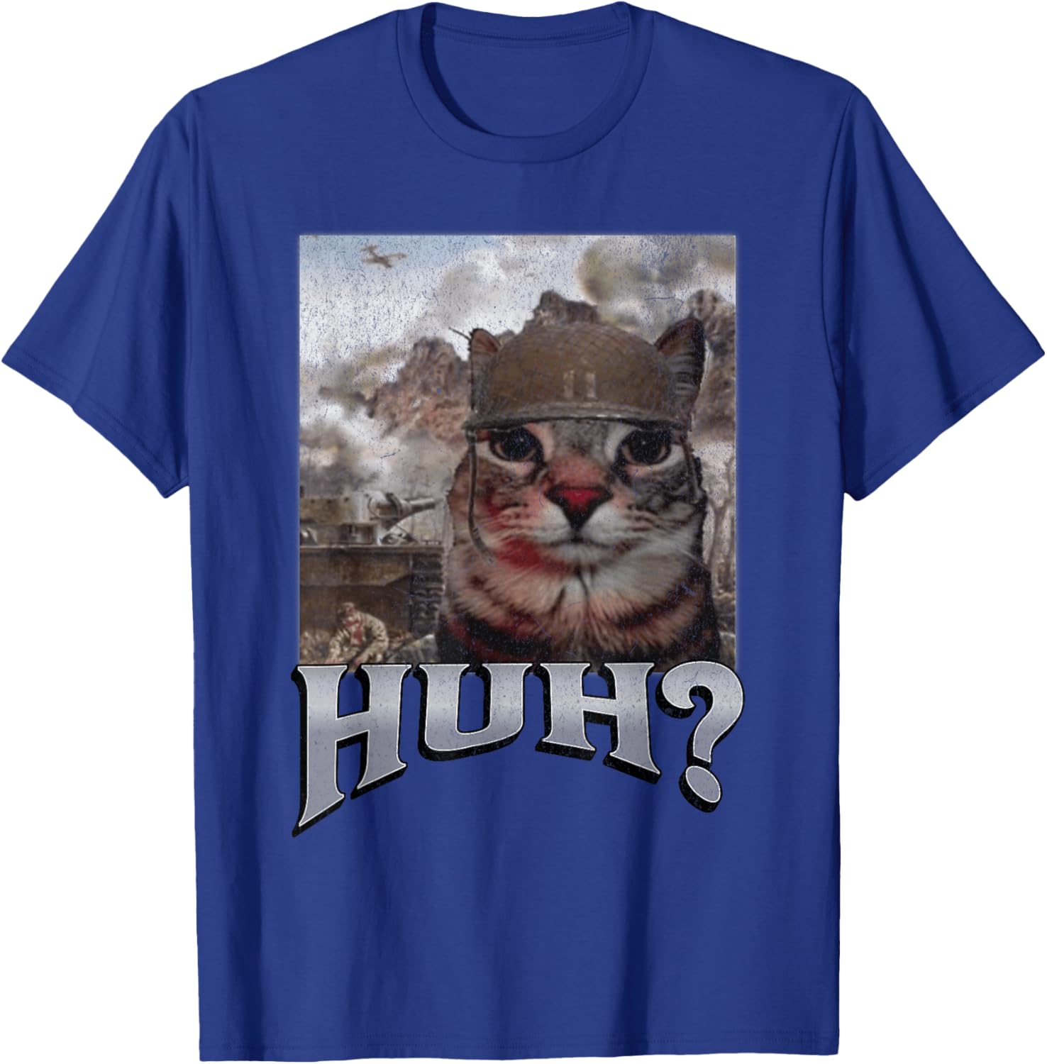 Funny Cat Meme T-Shirt for Men and Women - Huh? Graphic Tee - 29