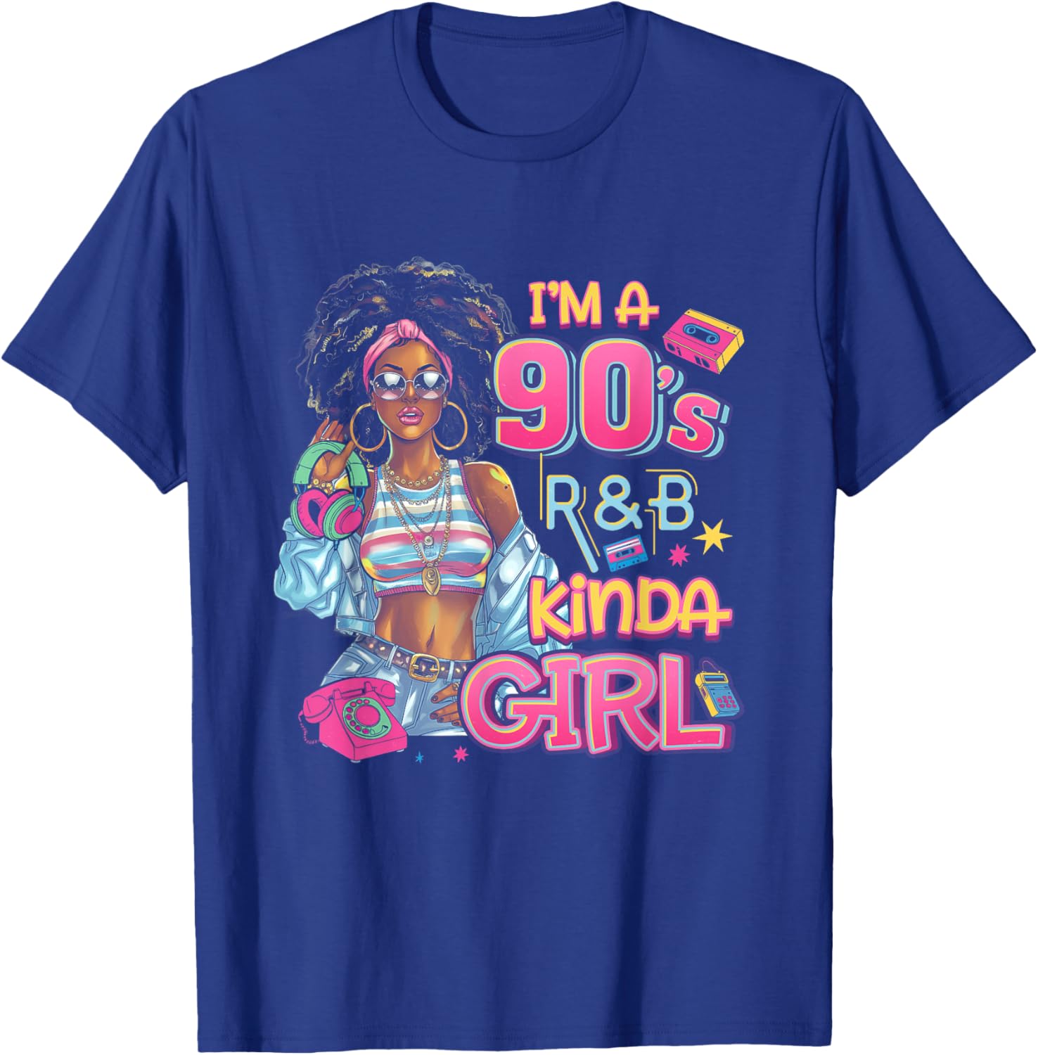 90s Kinda Girl RnB Hip Hop Soul Vibe Throwback Music T-Shirt - 12