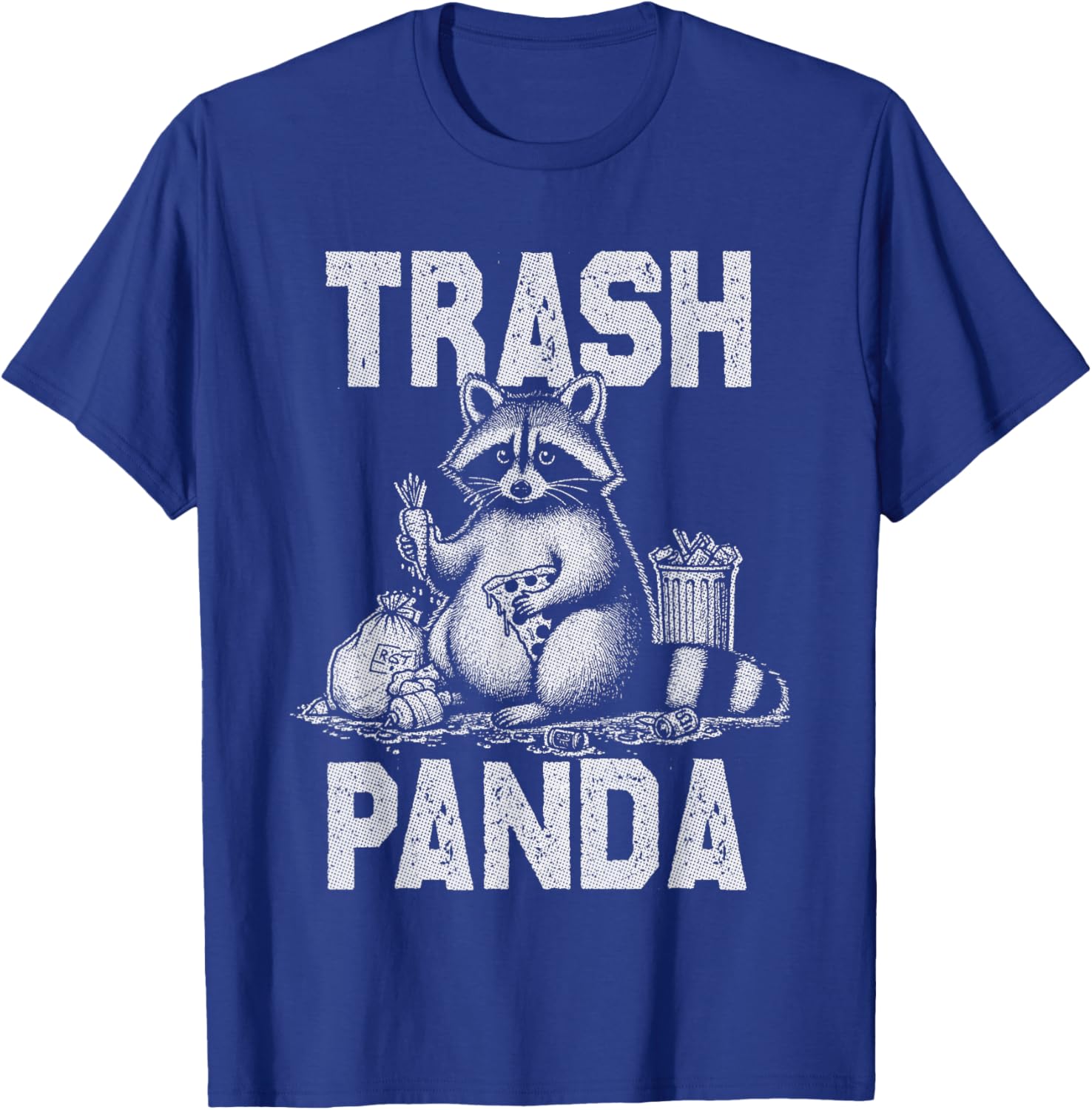 Funny Trash Panda Raccoon Eating Garbage T-Shirt for Animal Lovers - 1