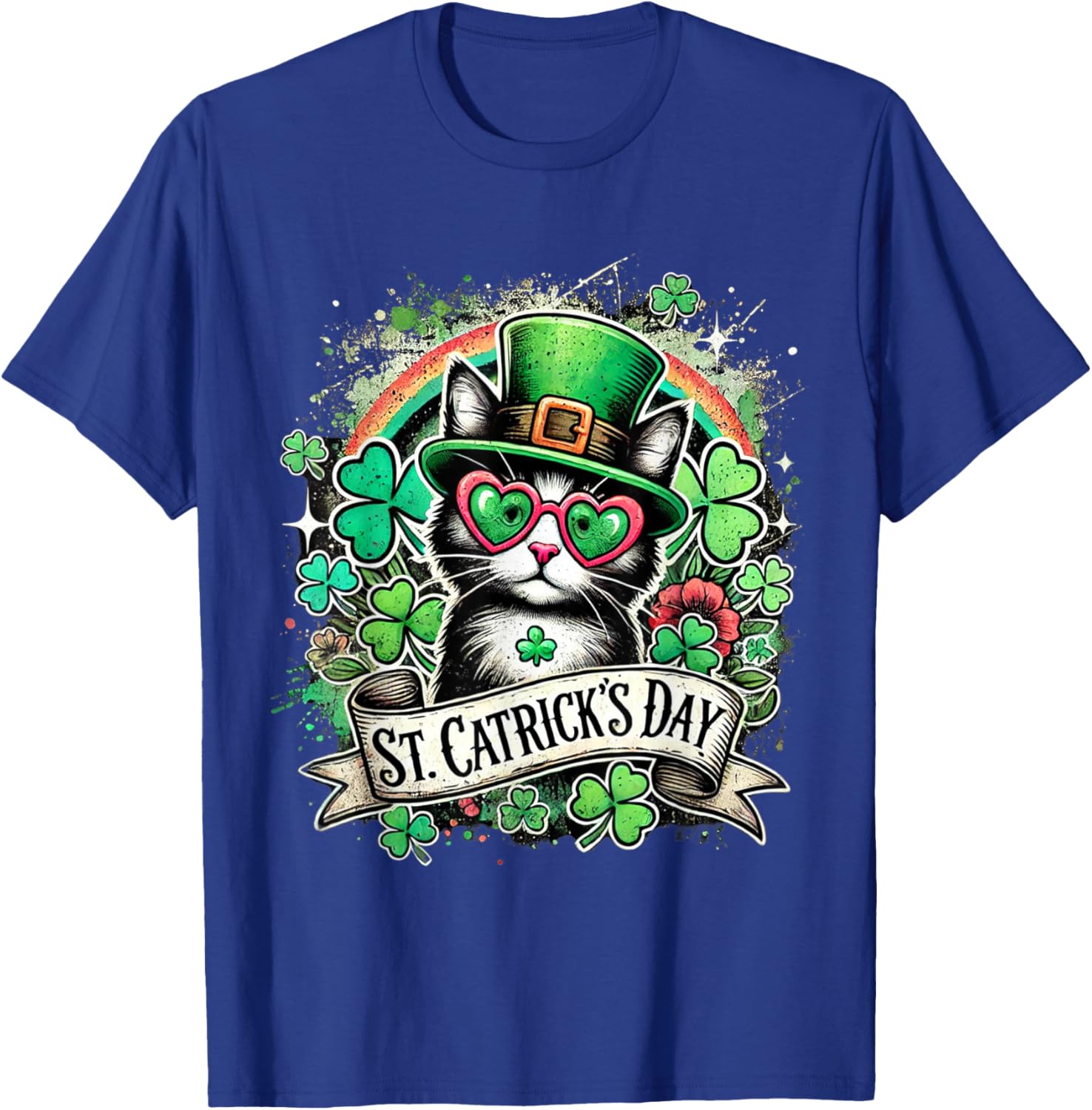 St Patricks Day Cats T-Shirt for Men, Women, and Kids - Fun Pet Tee - 8