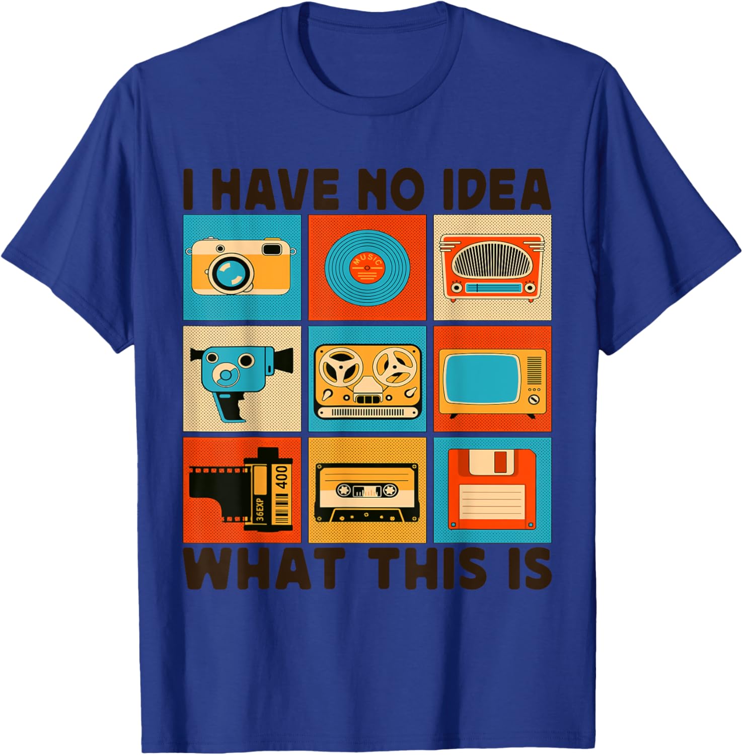 Retro I Have No Idea What This Is T-Shirt for Men Women Kids 70s 80s 90s - 14