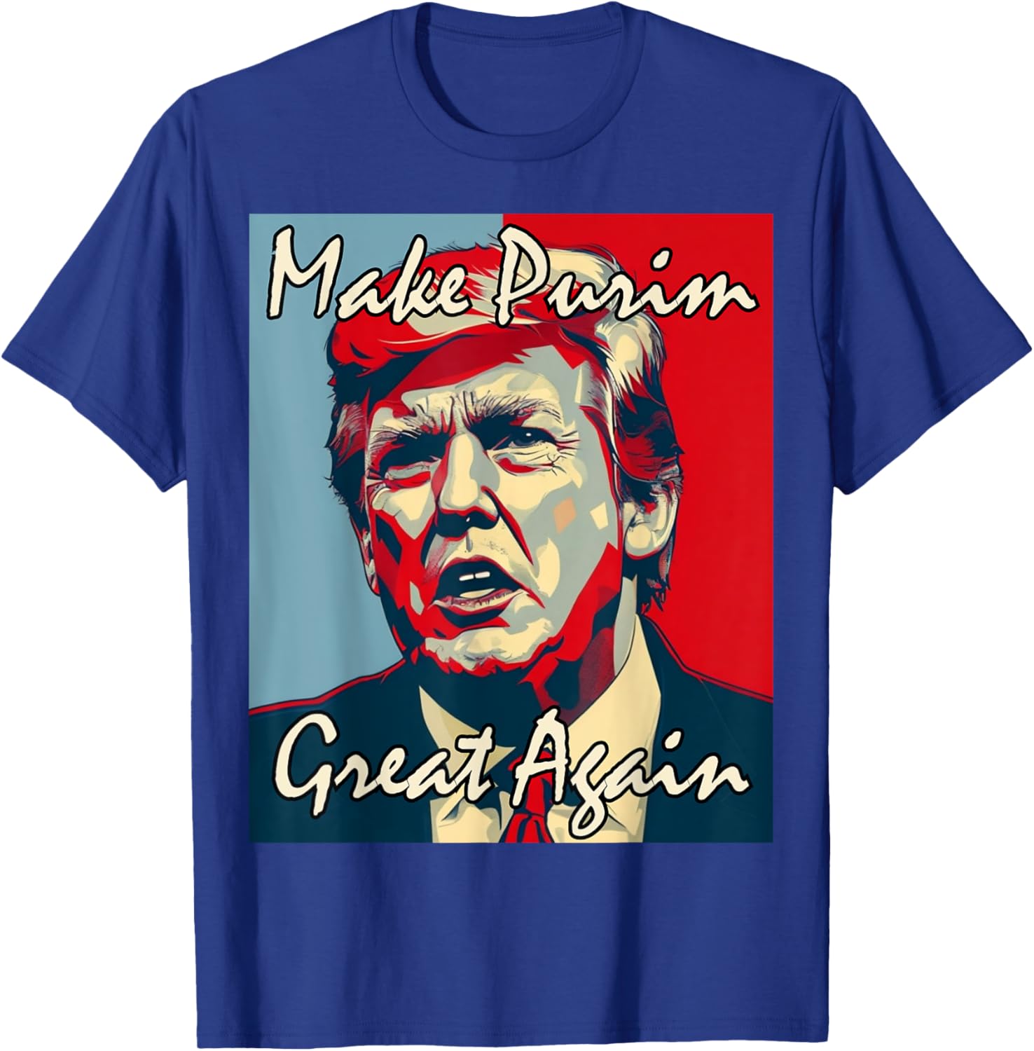 Make Purim Great Again Trump Costume T-Shirt for Festive Celebrations - 9