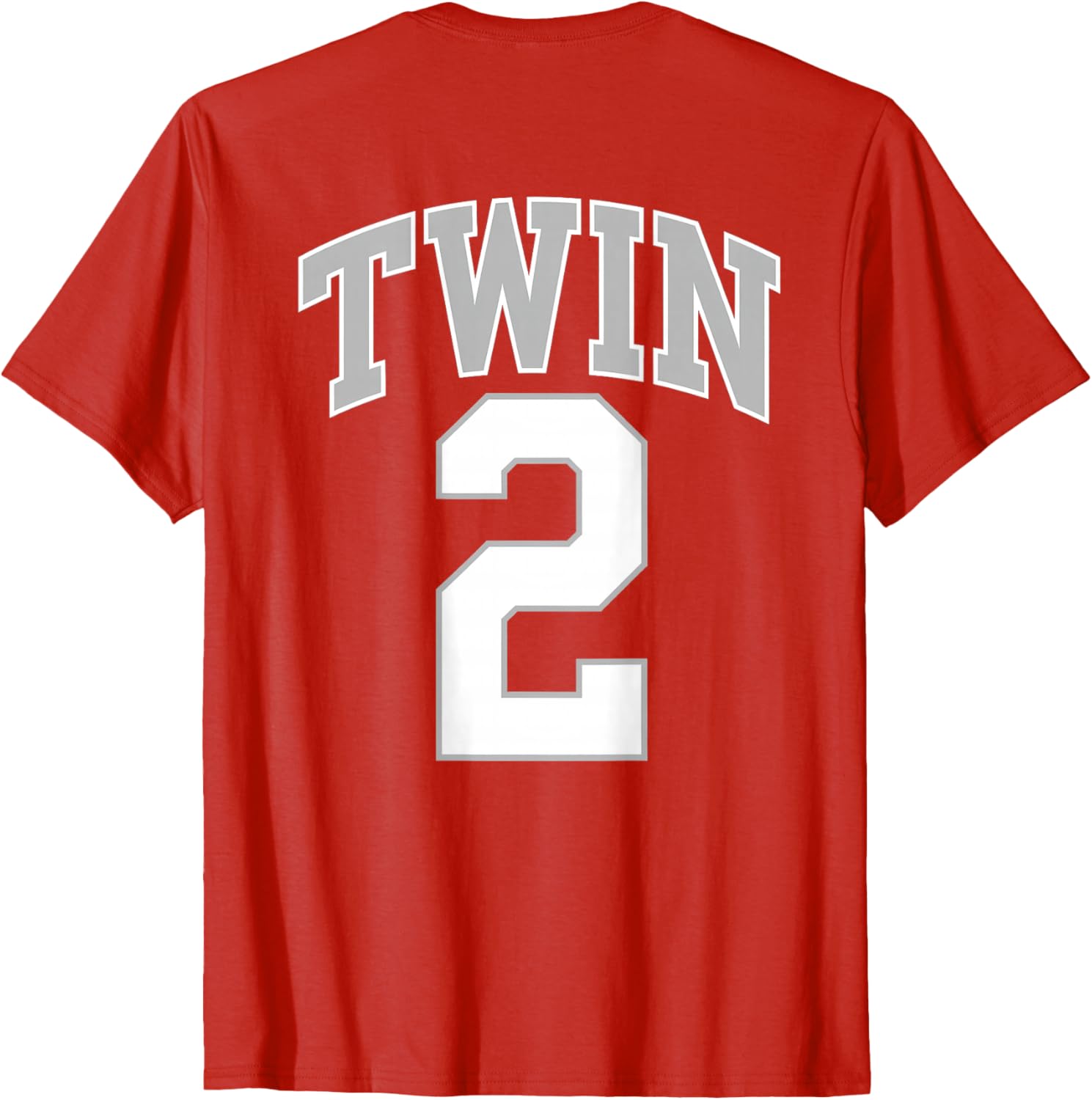 Matching Funny TWIN 1 and TWIN 2 Adult and Kids Jerseys T-Shirt Set - 9