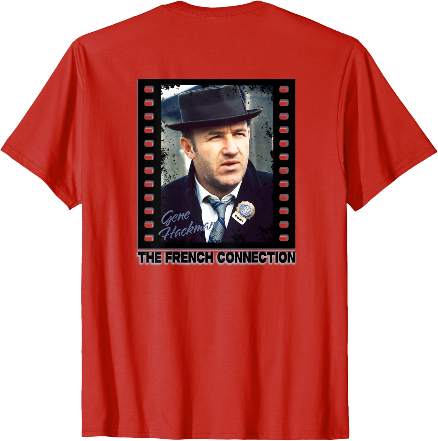 Gene Hackman Back Printed T-Shirt for Cool Casual Style and Comfort - 10