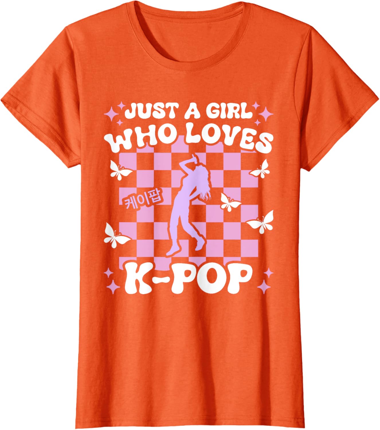 Just A Girl Who Loves K-Pop Girls Cute Teen K-Pop T-Shirt for Kids - 7