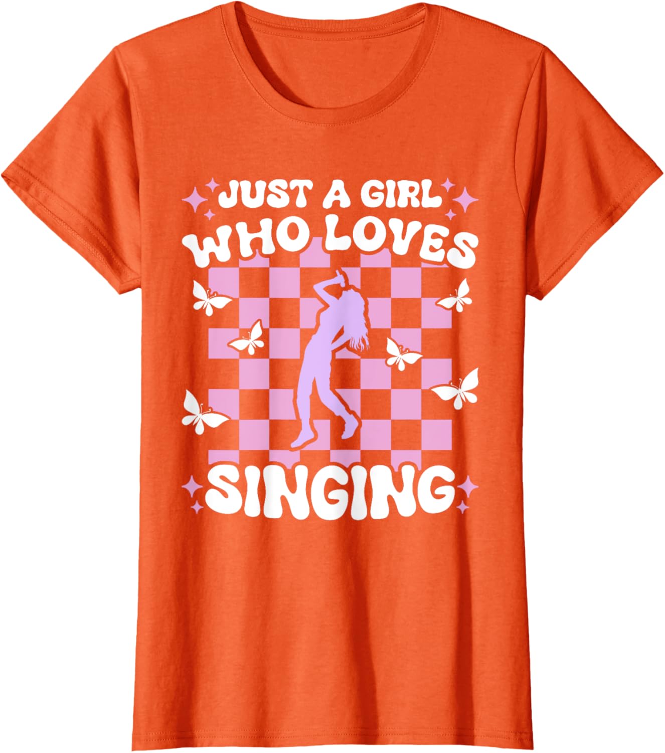 Just A Girl Who Loves Singing Girls T-Shirt for Music Lovers - 6