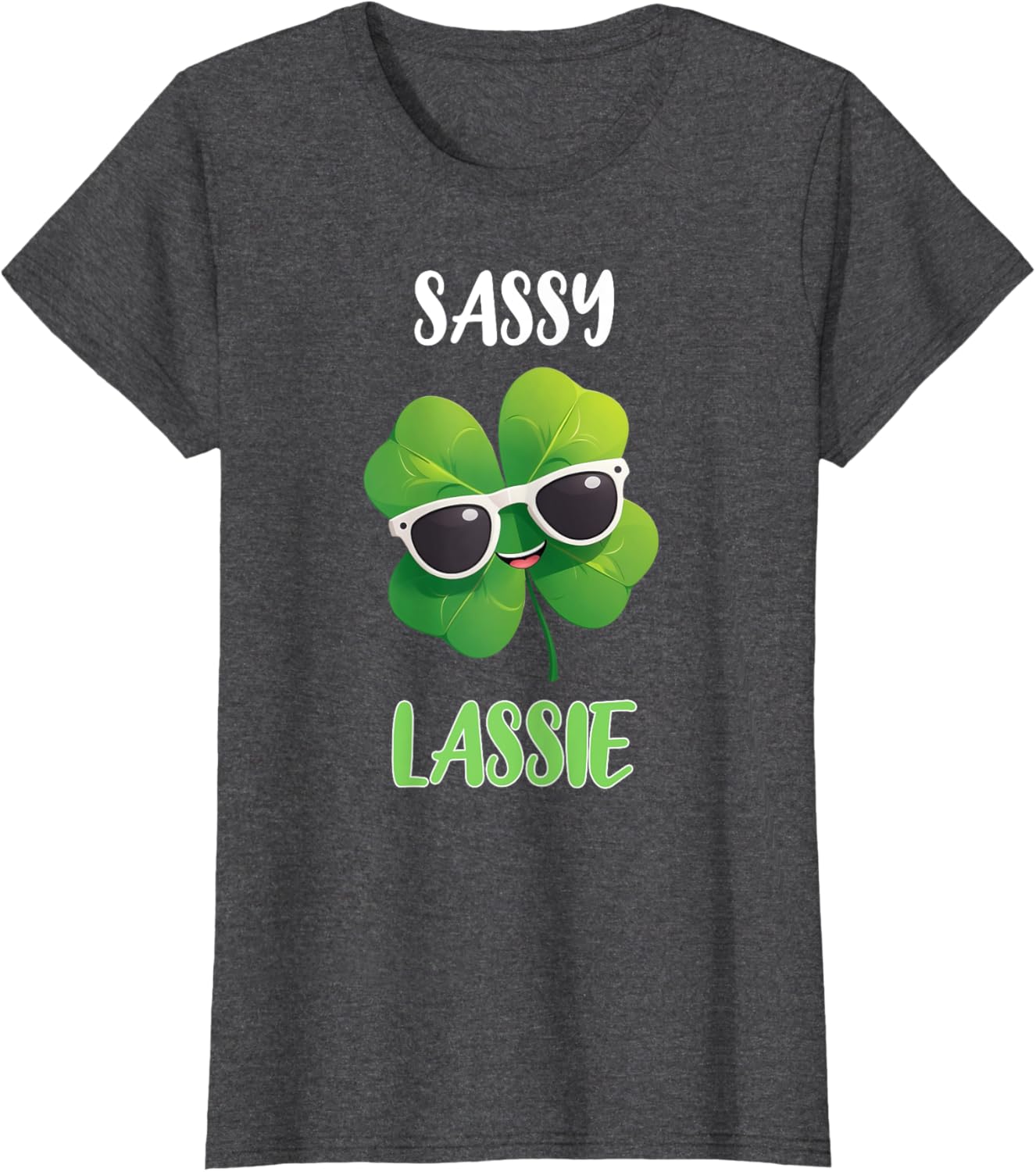 Funny Sassy Lassie St. Patrick's Day T-Shirt for Celebrating in Style - 4