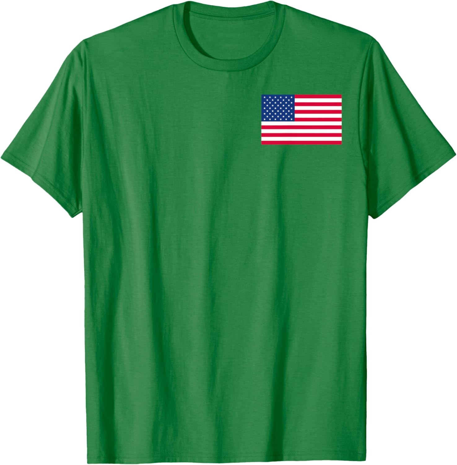 Patriotic American Flag Small Print T-Shirt for Casual Style Lovers - 2