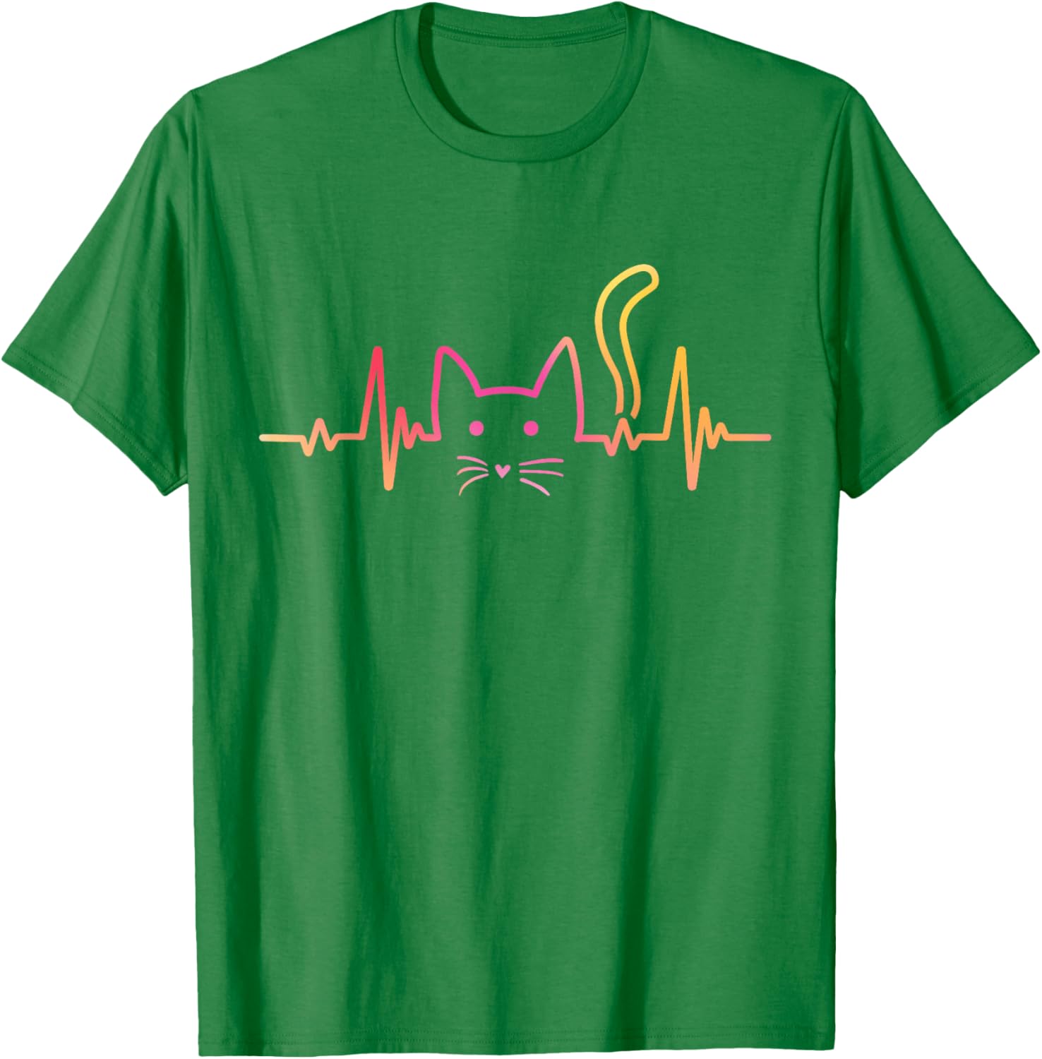 Heartbeat Cat Lover Soft Paws T-Shirt for Men and Women - 10