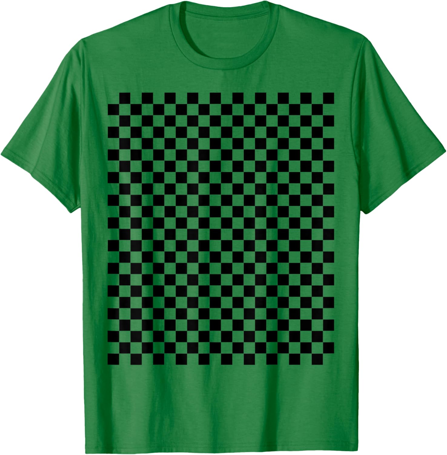 Black Checkered Skate Aesthetic T-Shirt for Trendy Style Lovers - 18