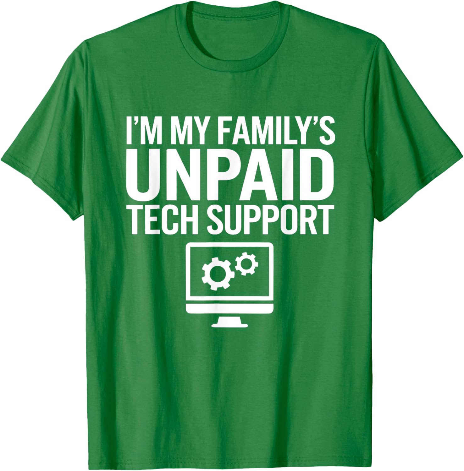 Funny Unpaid Tech Support T-Shirt for Computer Engineers Family Gift - 20