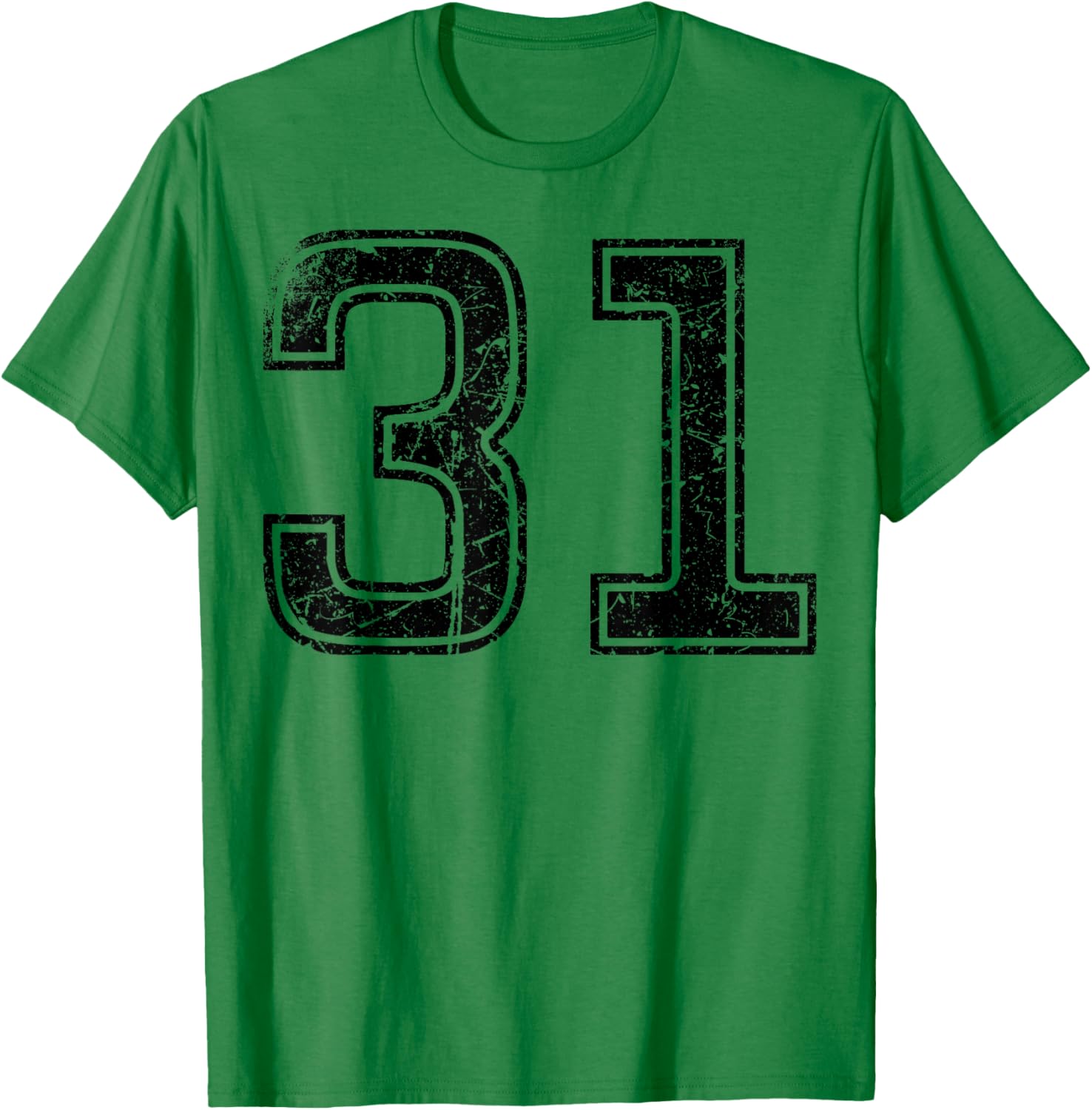 Vintage Sport Black Number 31 T-Shirt for Casual Style Enthusiasts - 18