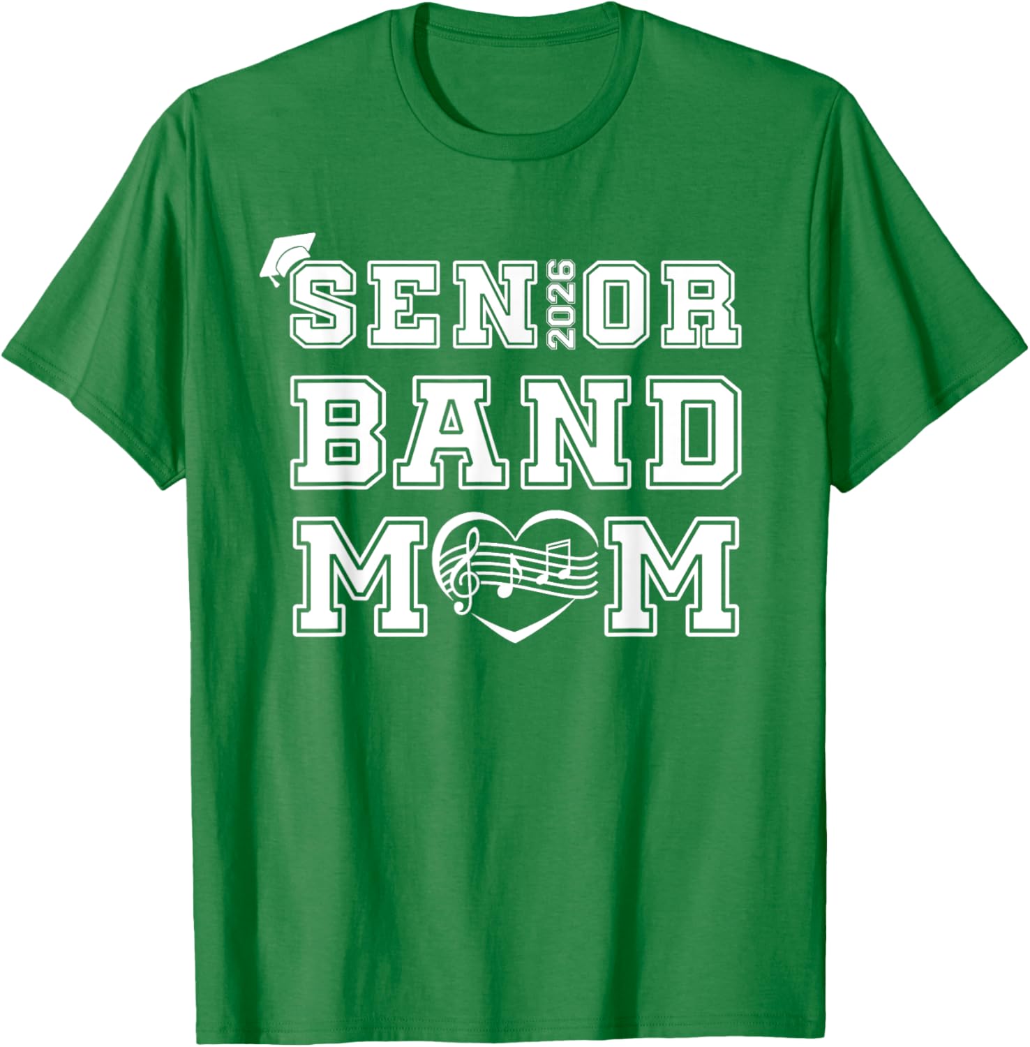 Senior Marching Band Mom Class Of 2026 T-Shirt for Women - Perfect Gift! - 1
