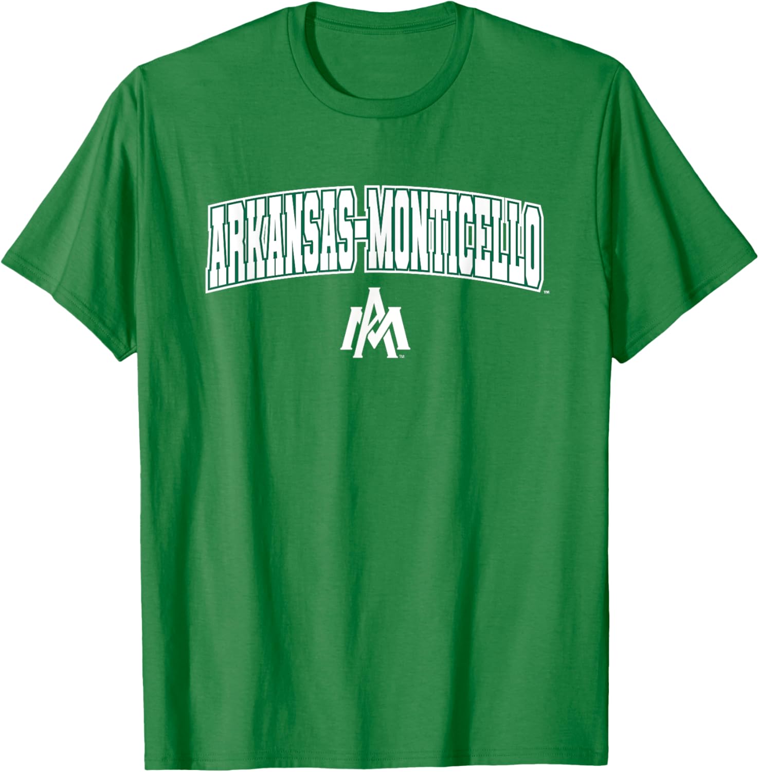 Arkansas Monticello Weevils Arch Logo T-Shirt for Sports and Outdoors - 1
