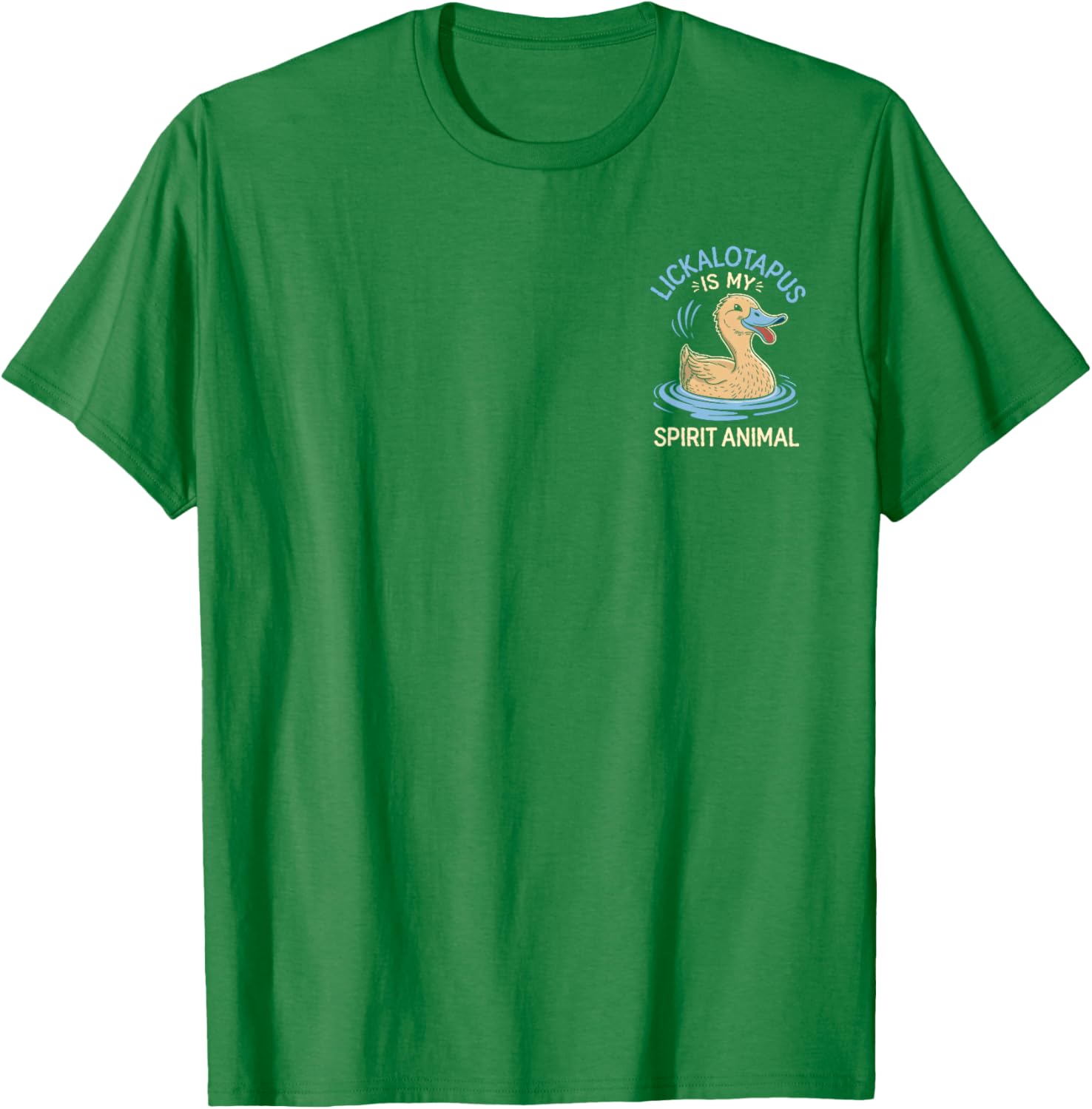 Funny Lickalotapus Spirit Animal T-Shirt for Meme Lovers and Friends - 5