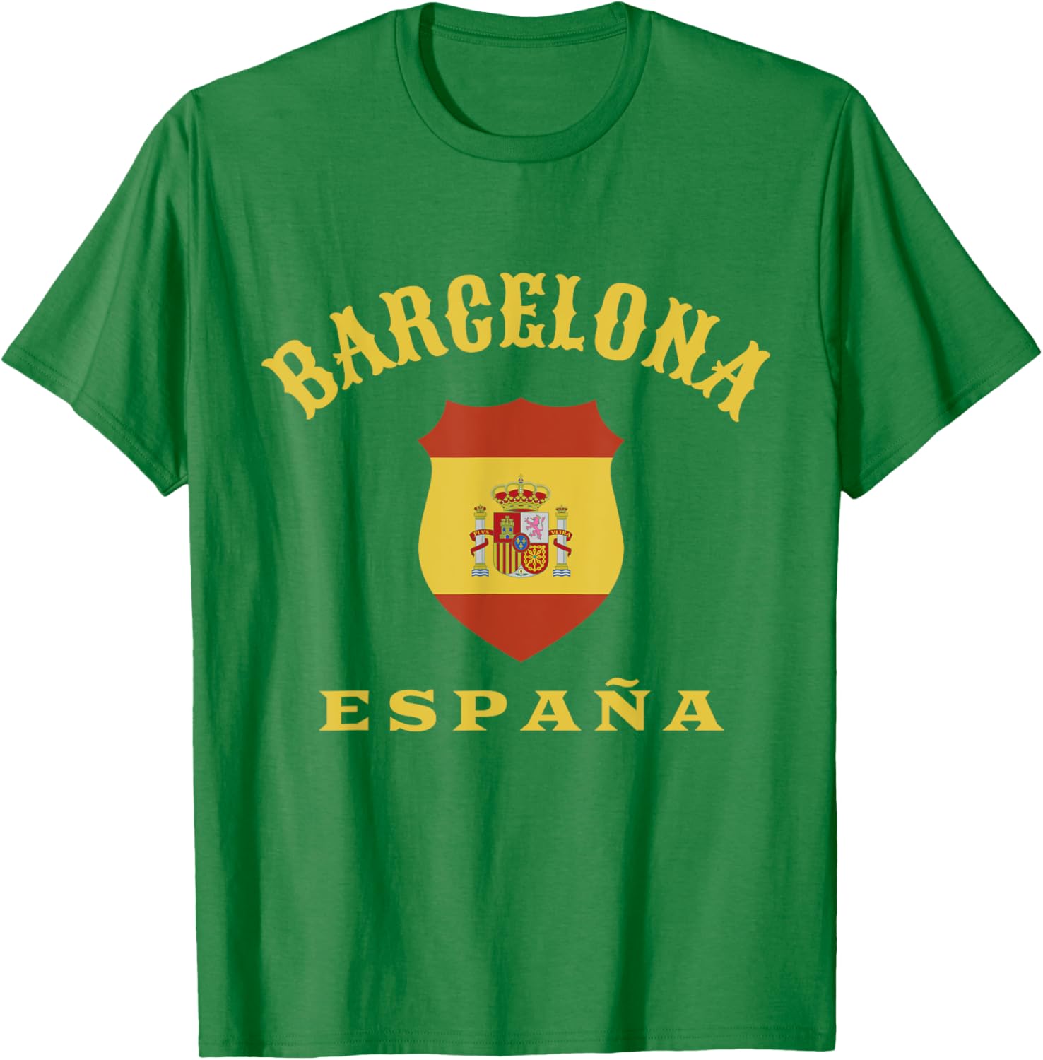 Barcelona Spain Flag T-Shirt for Men Women Kids Stylish Red España Tee - 12