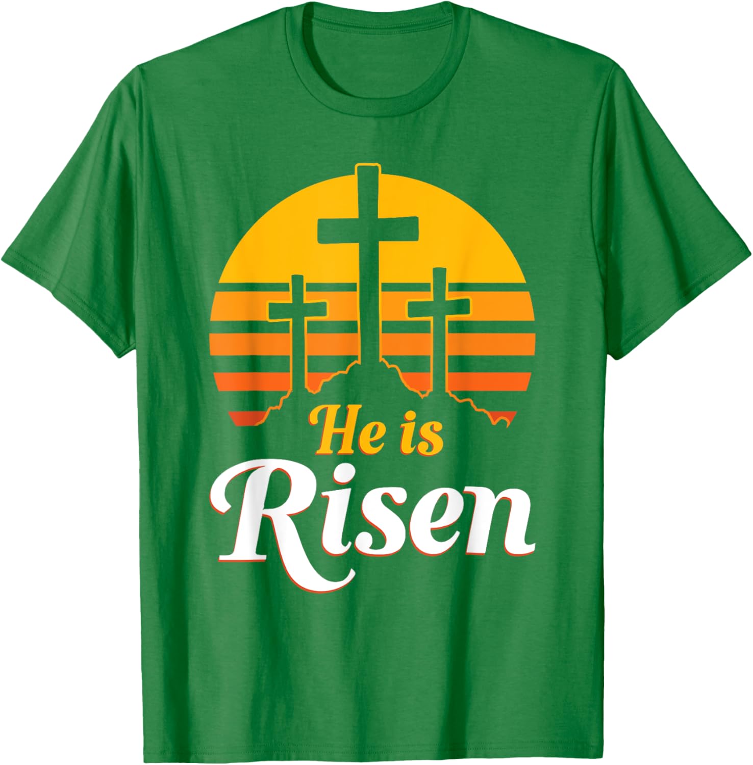 He Is Risen Christian Easter T-Shirt for Celebrating Jesus' Resurrection - 4
