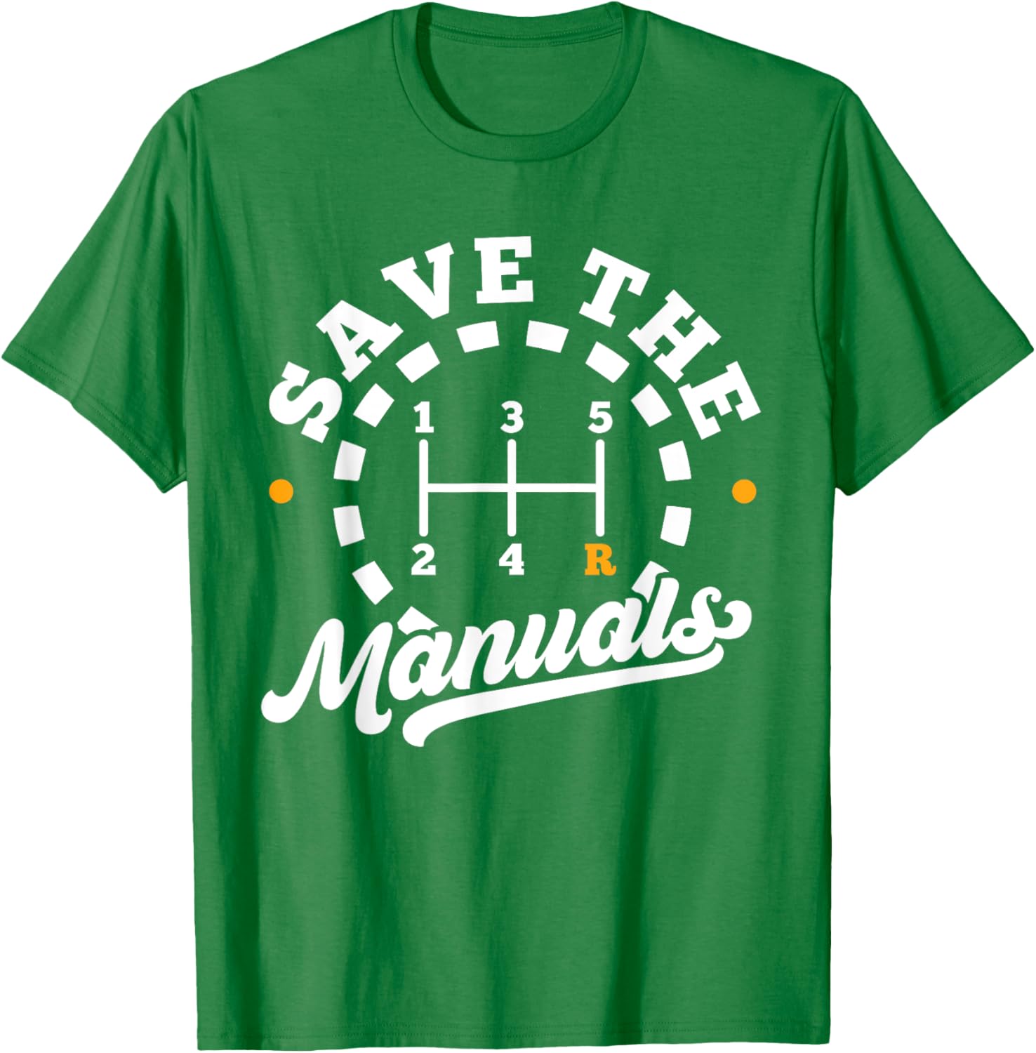 Save The Manuals Car Lover T-Shirt for Stick Shift Enthusiasts - 2