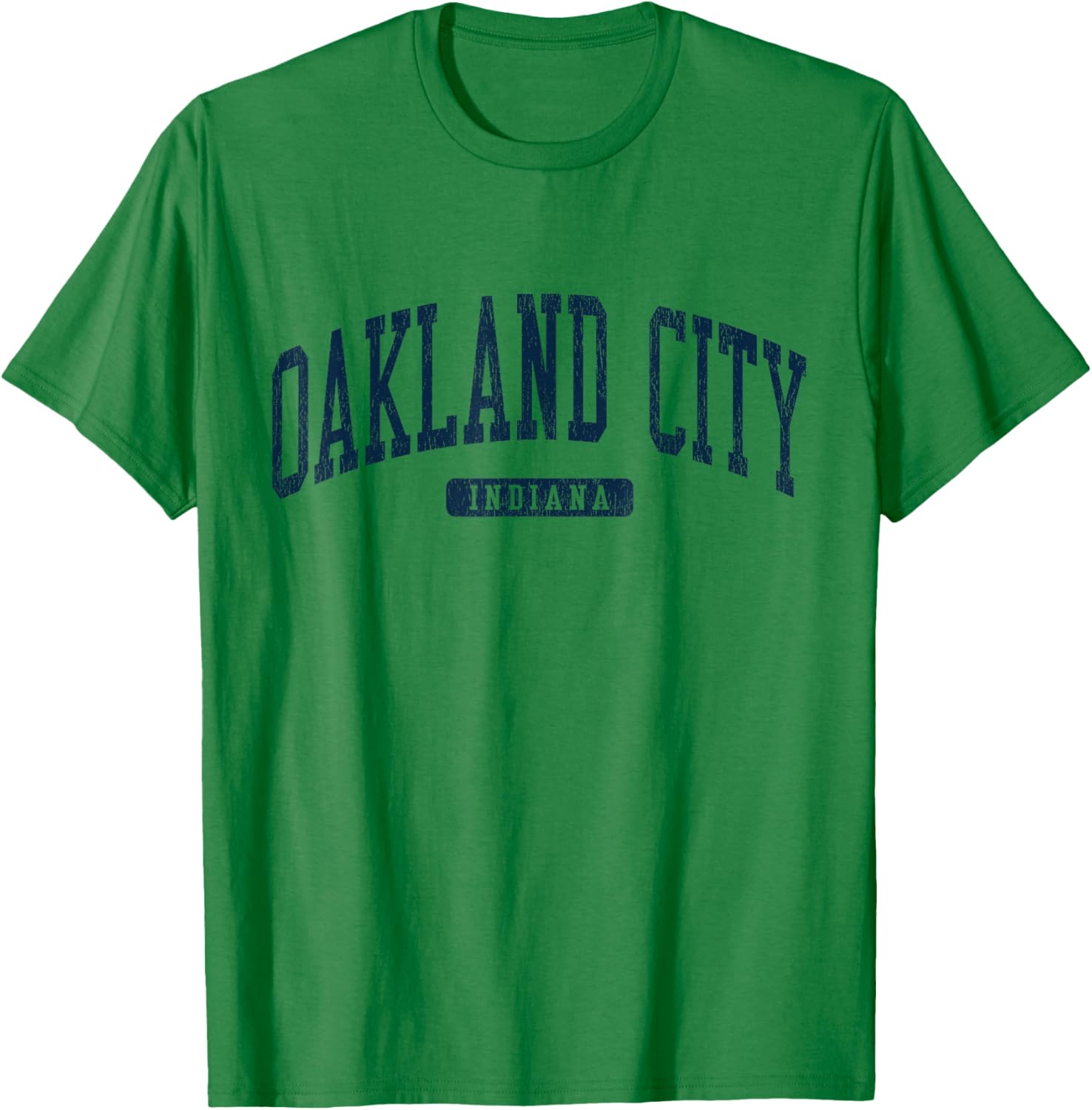 Oakland City Indiana College University Style Blue T-Shirt for Men and Women - 14