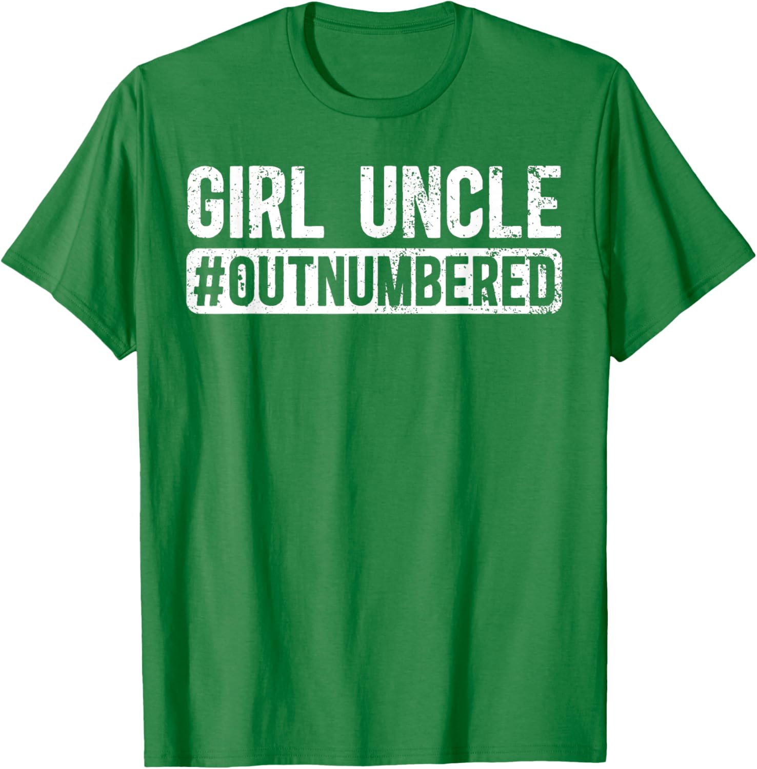 Funny Girl Uncle Outnumbered Girls T-Shirt for Cool Uncles - 9